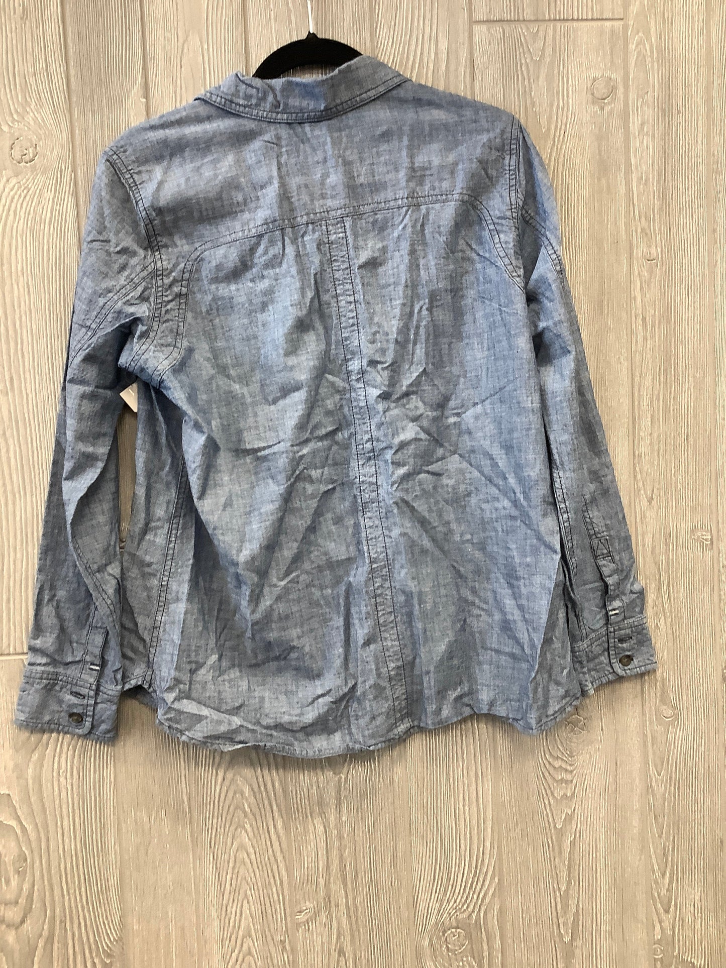 Blue Top Long Sleeve Eddie Bauer, Size L