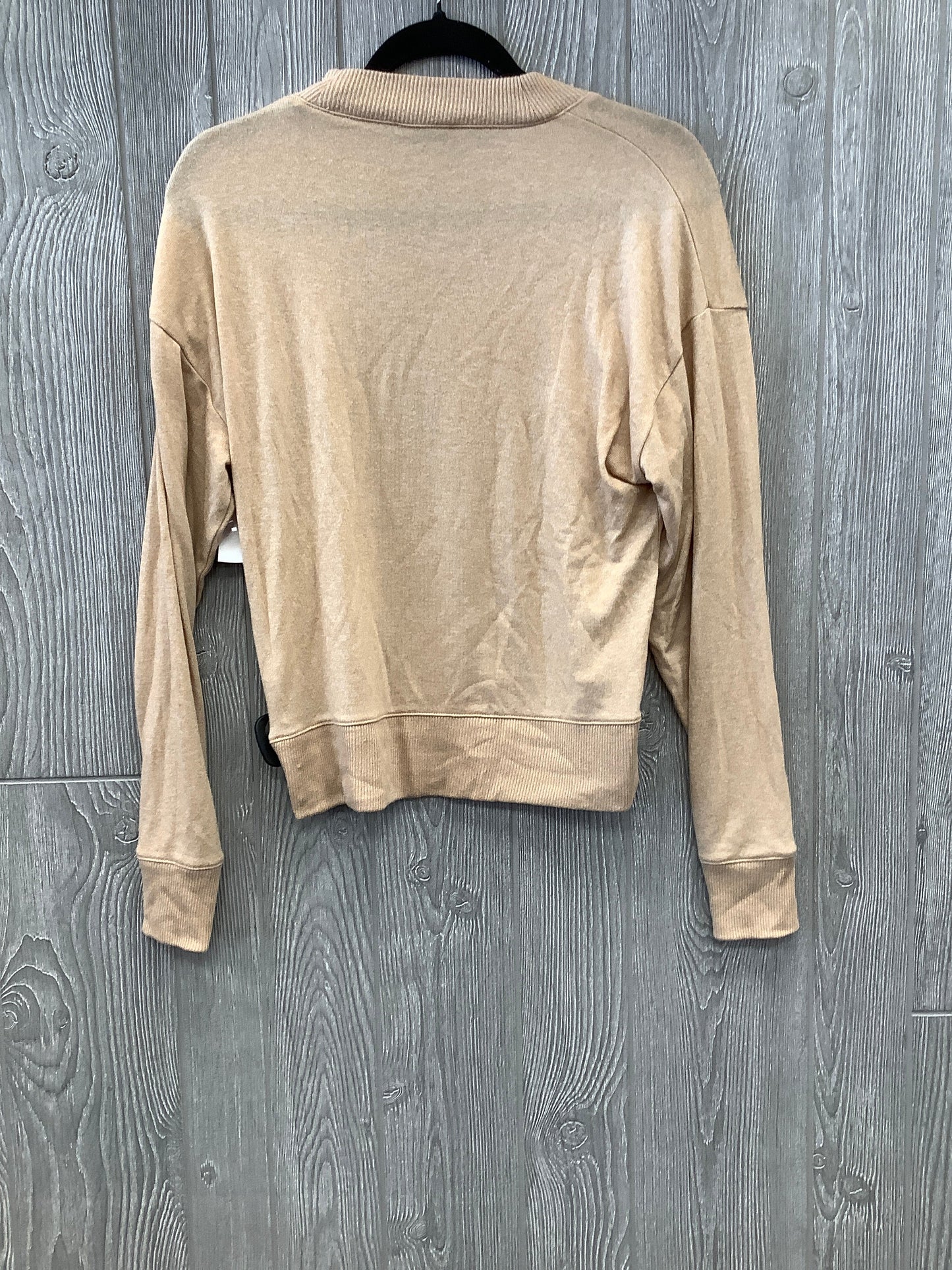 Tan Top Long Sleeve J. Crew, Size S