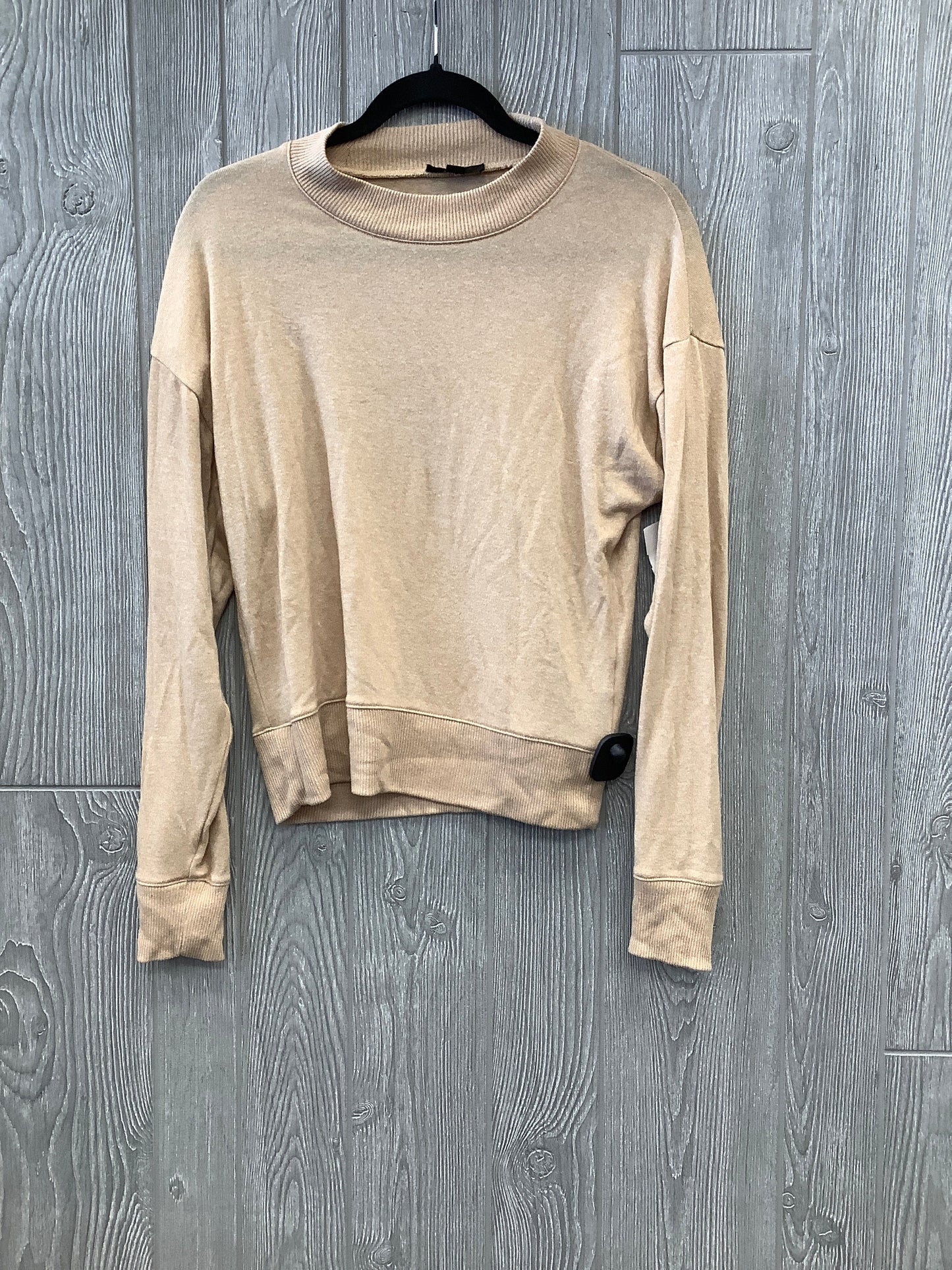 Tan Top Long Sleeve J. Crew, Size S