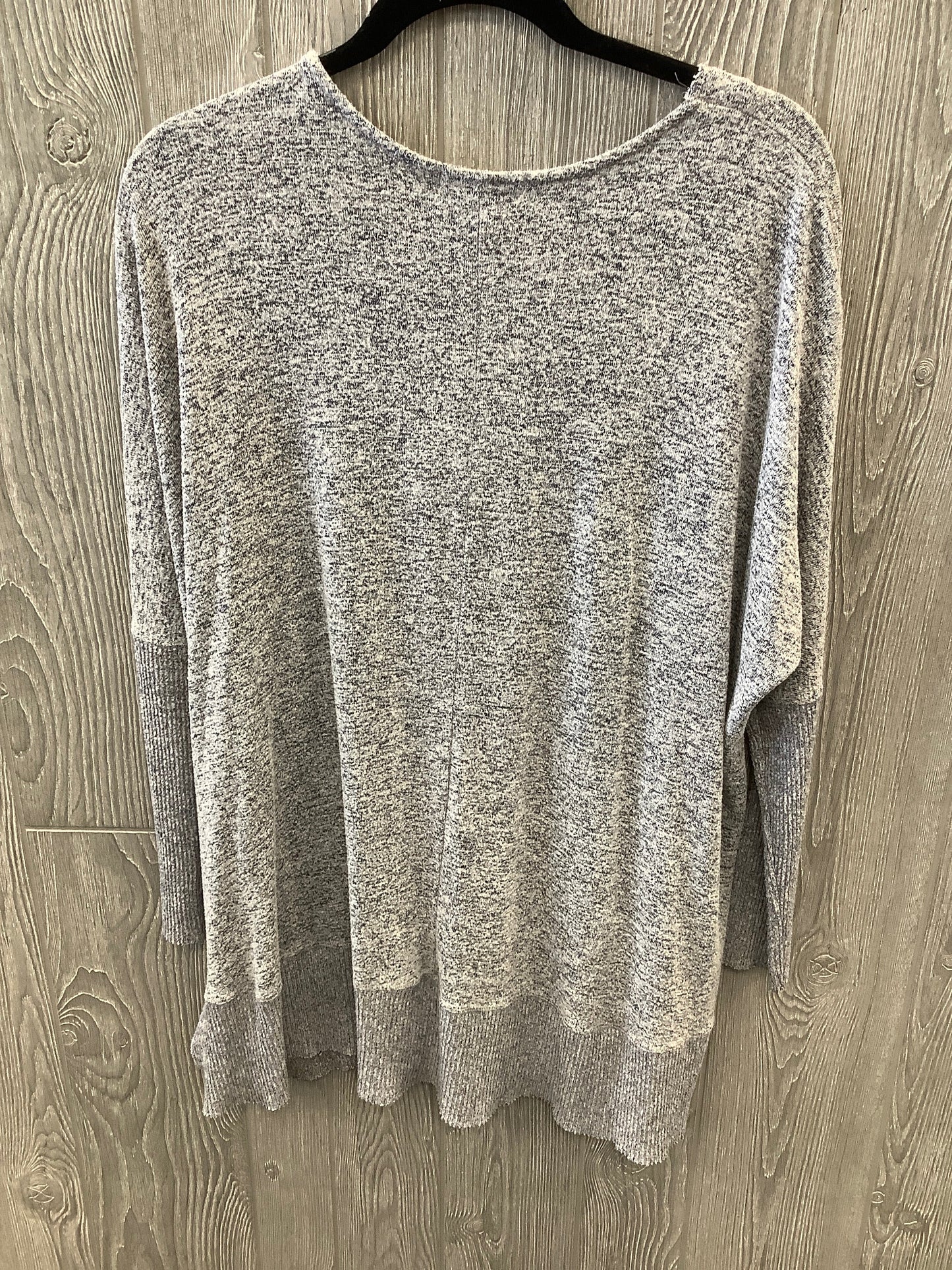 Blue Top Long Sleeve Clothes Mentor, Size M