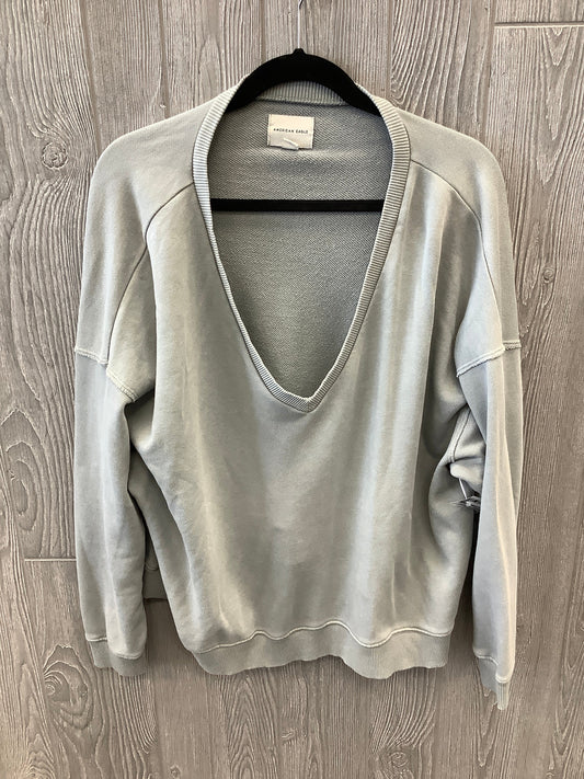 Grey Top Long Sleeve American Eagle, Size M