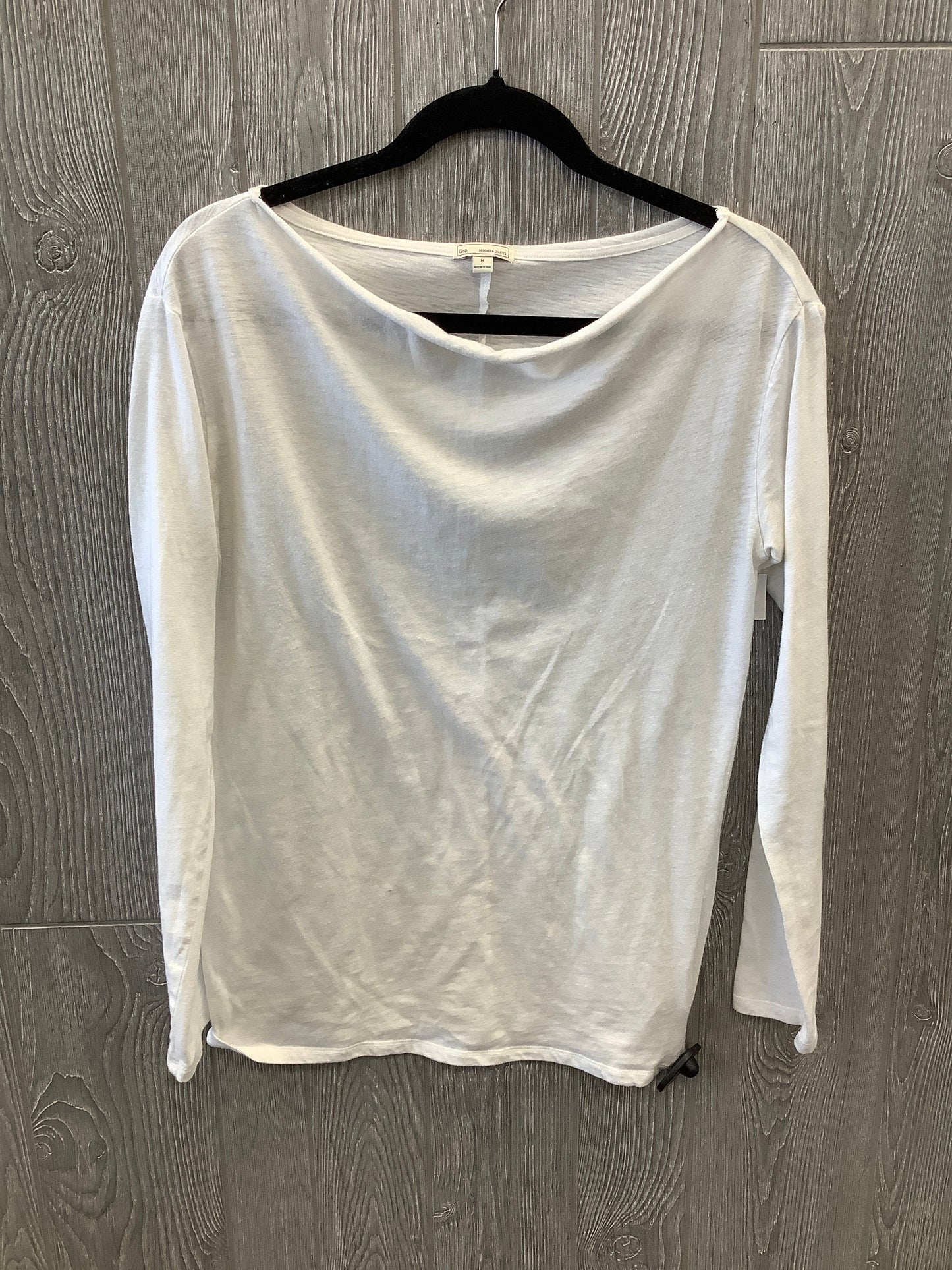 White Top Long Sleeve Gap, Size M