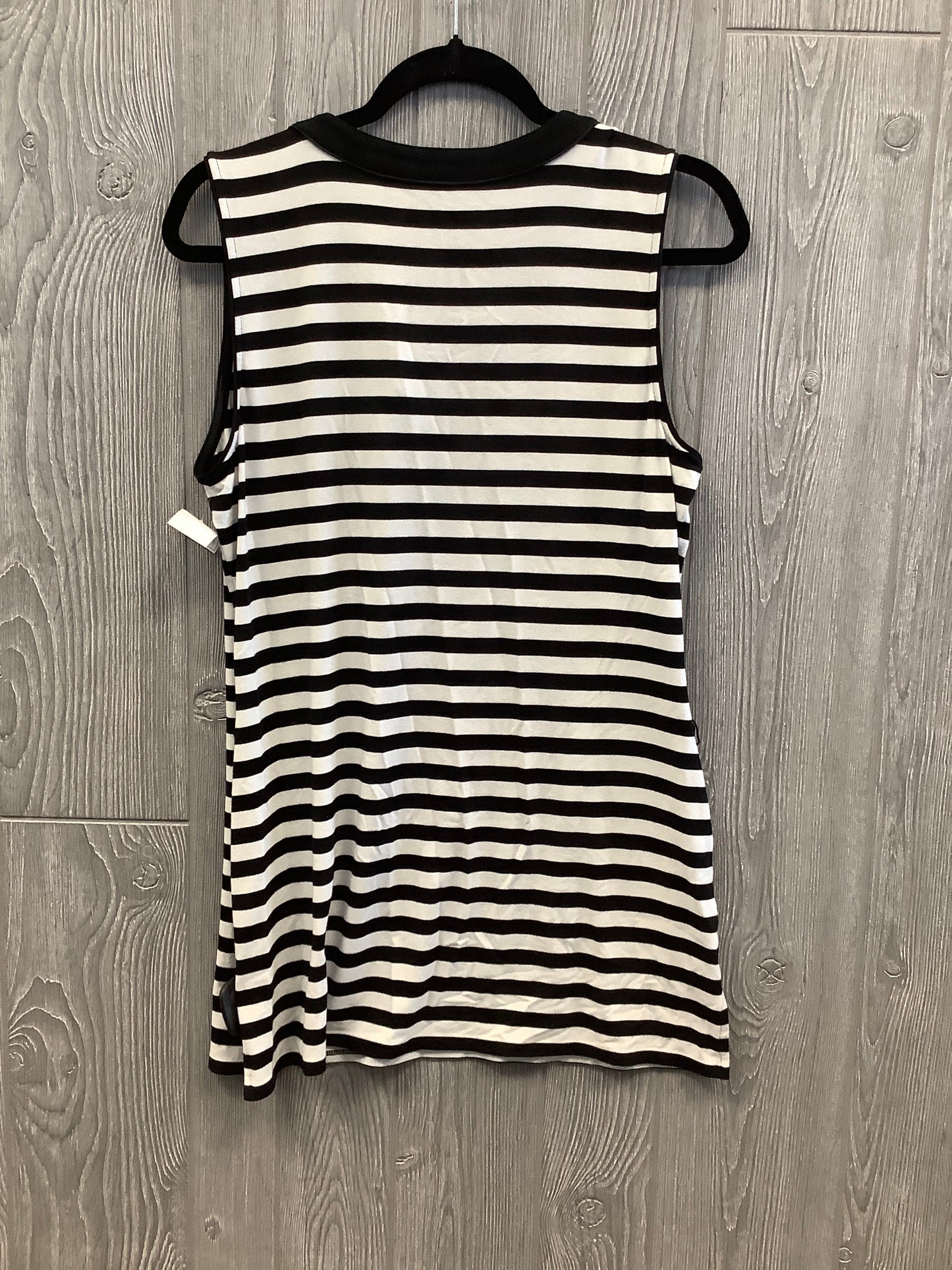 Dress Casual Midi By White House Black Market In Striped Pattern, Size: L