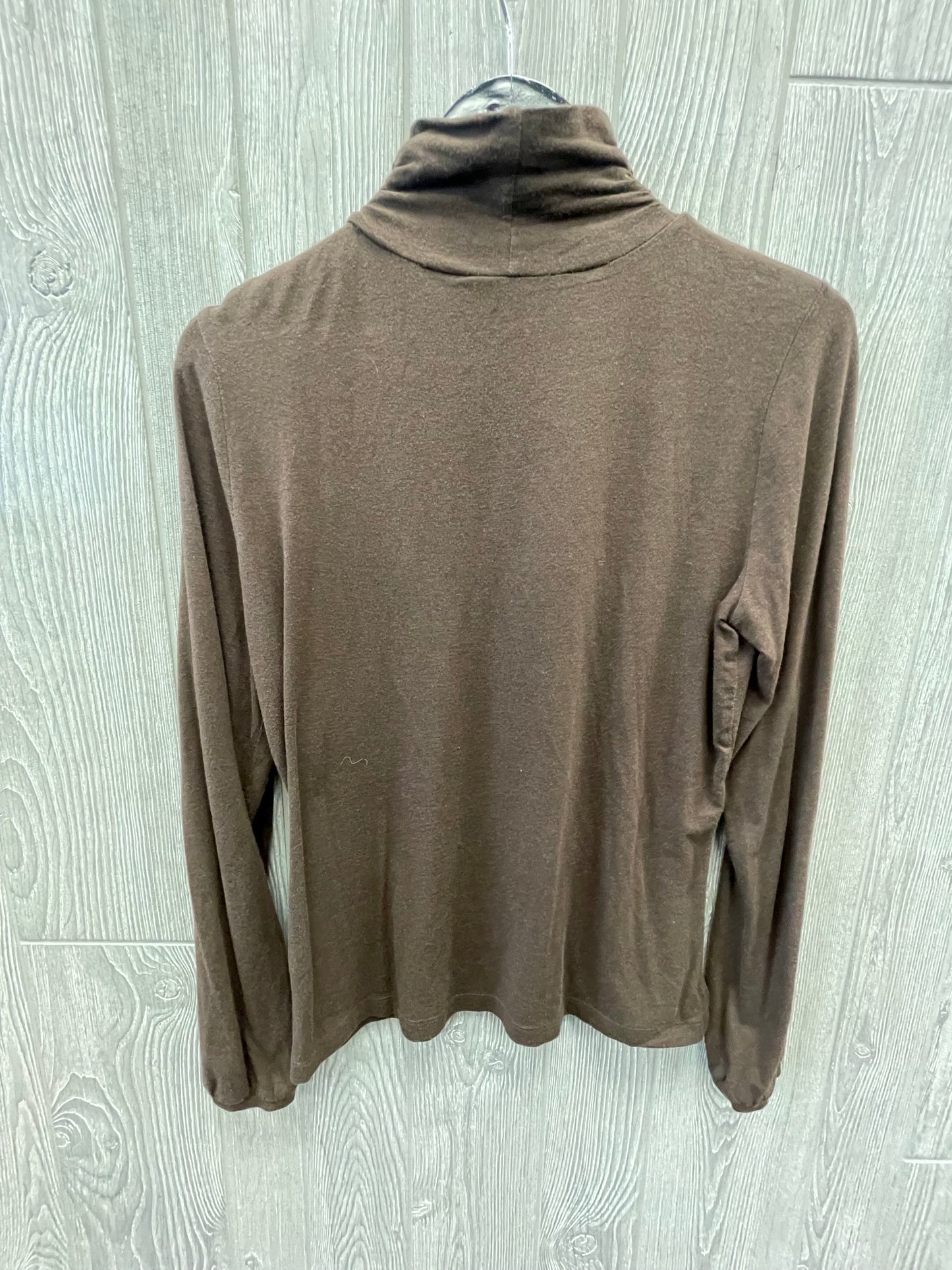 Brown Top Long Sleeve Ana, Size M
