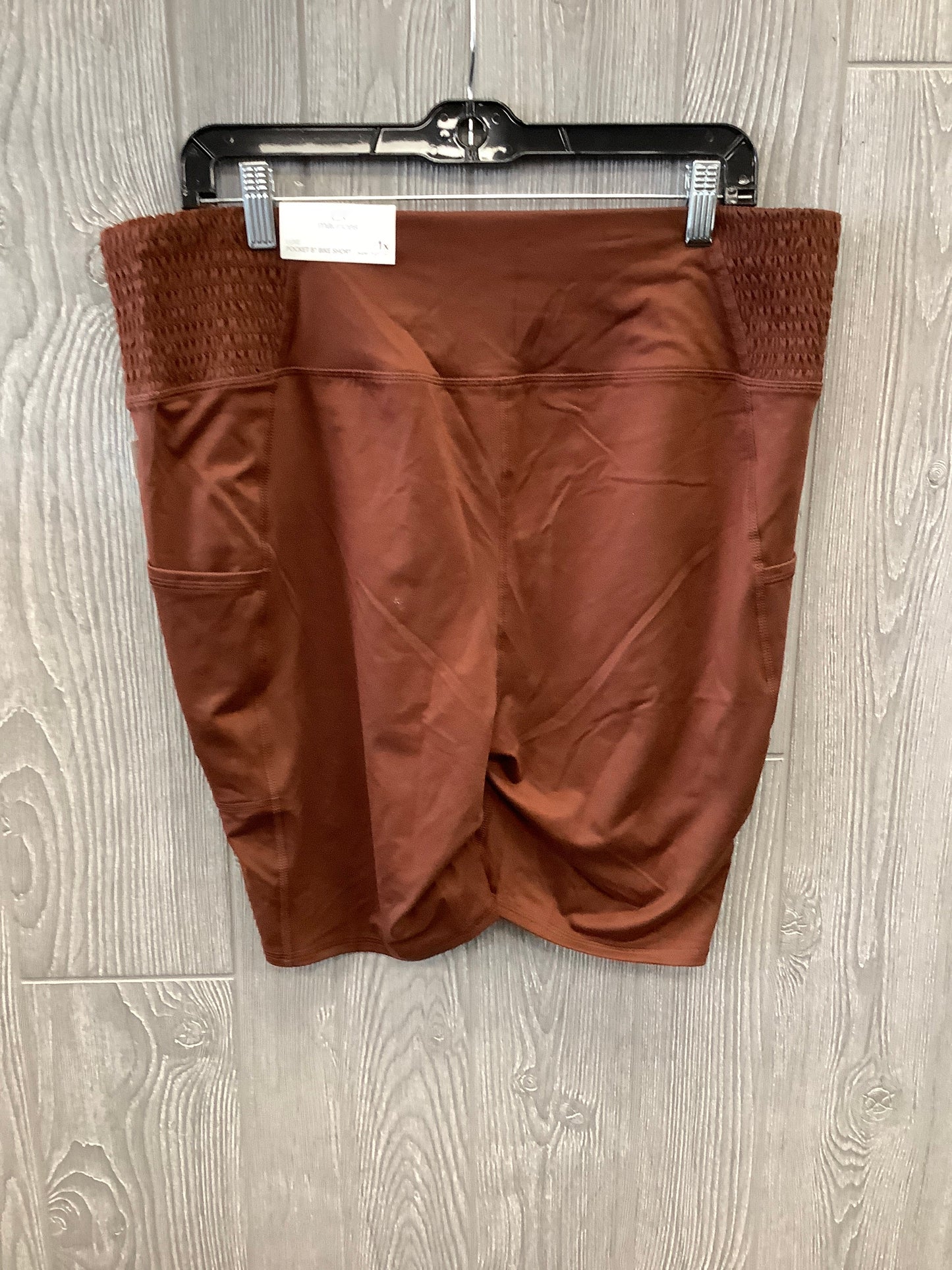 Brown Athletic Shorts Maurices, Size 1x