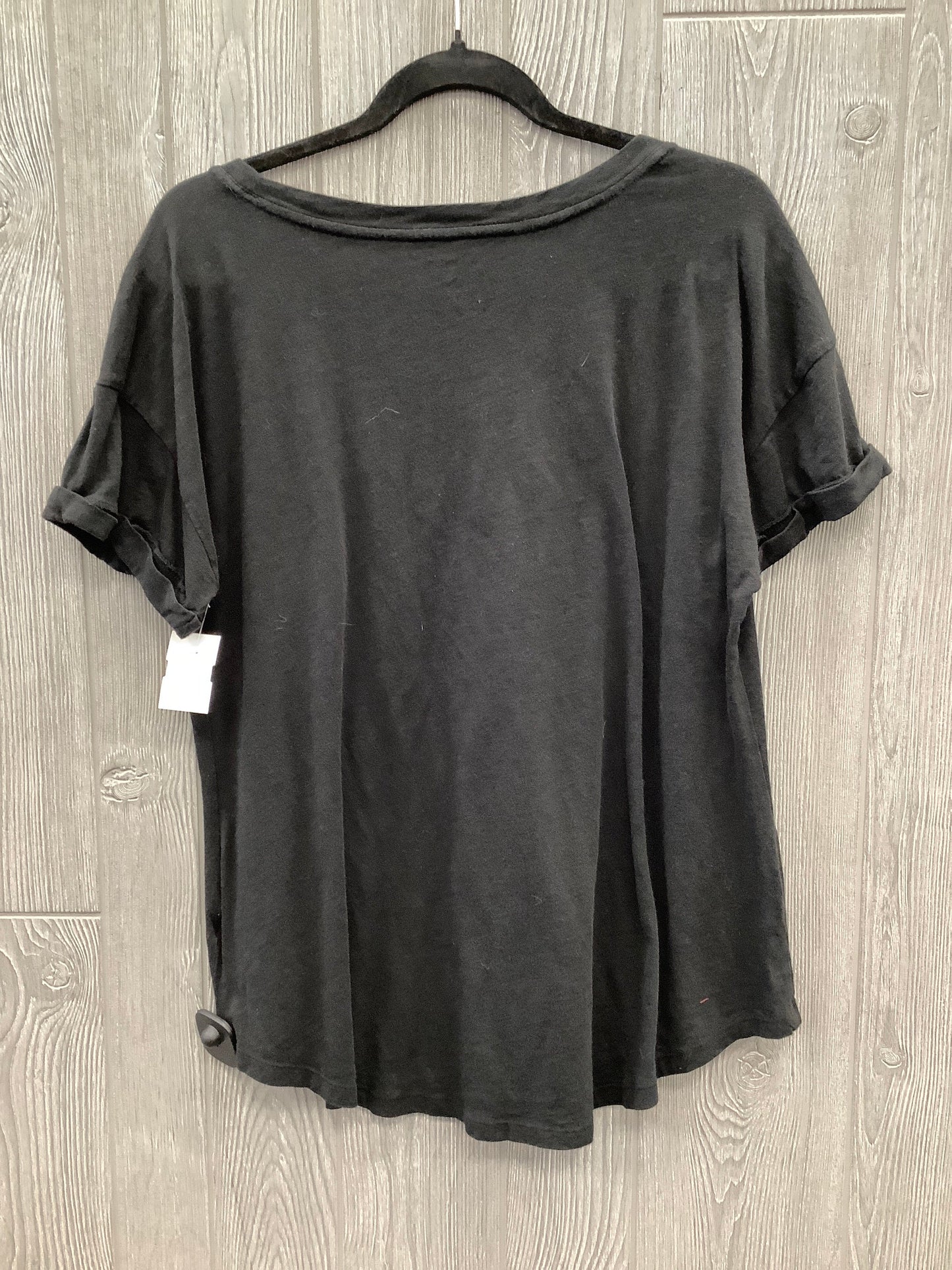 Top Short Sleeve By Maurices In Black, Size: Xl