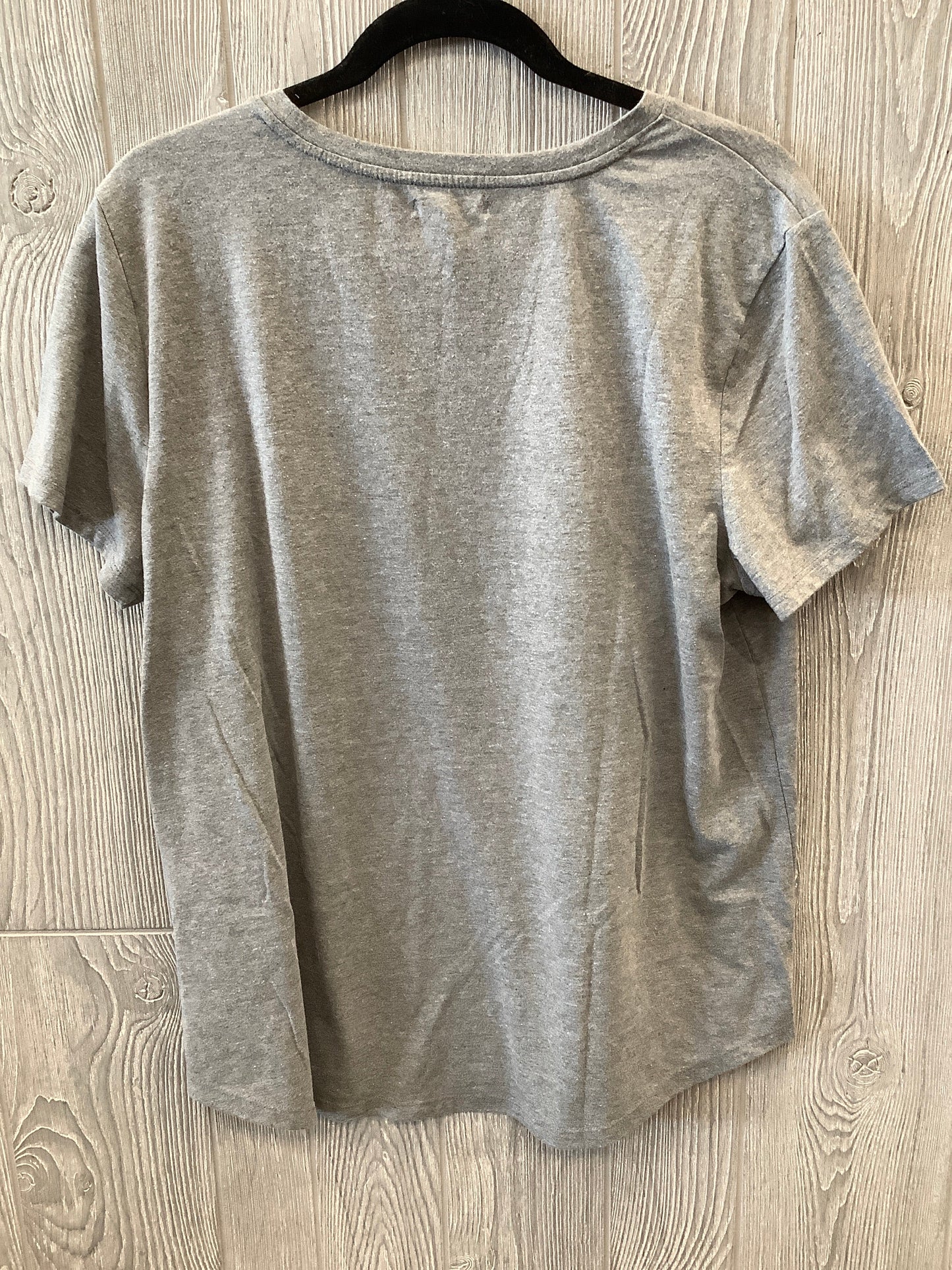 Grey Top Short Sleeve Maurices, Size Xl