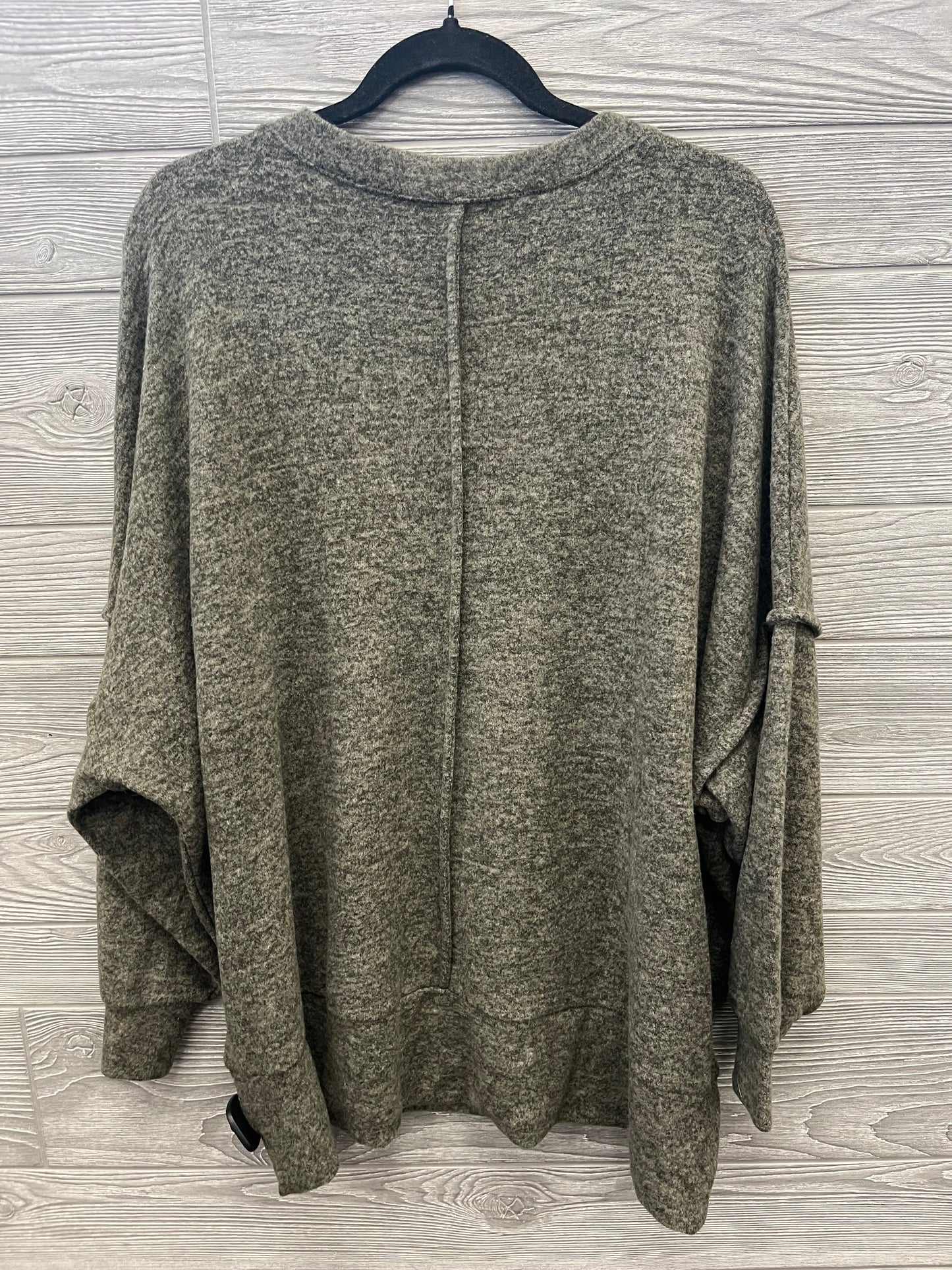 Green Top Long Sleeve Zenana Outfitters, Size Xl