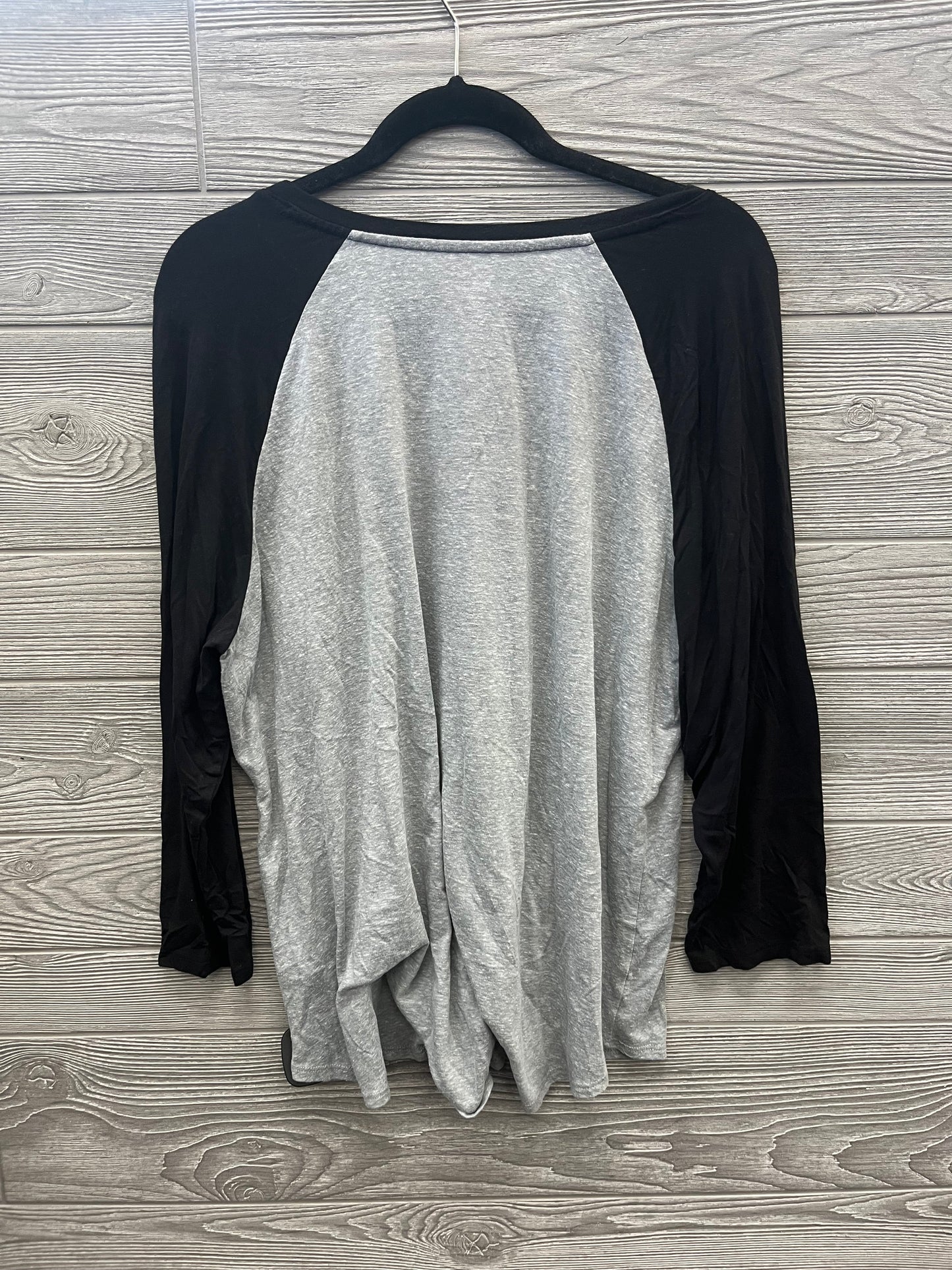 Grey Top Long Sleeve Cato, Size Xl