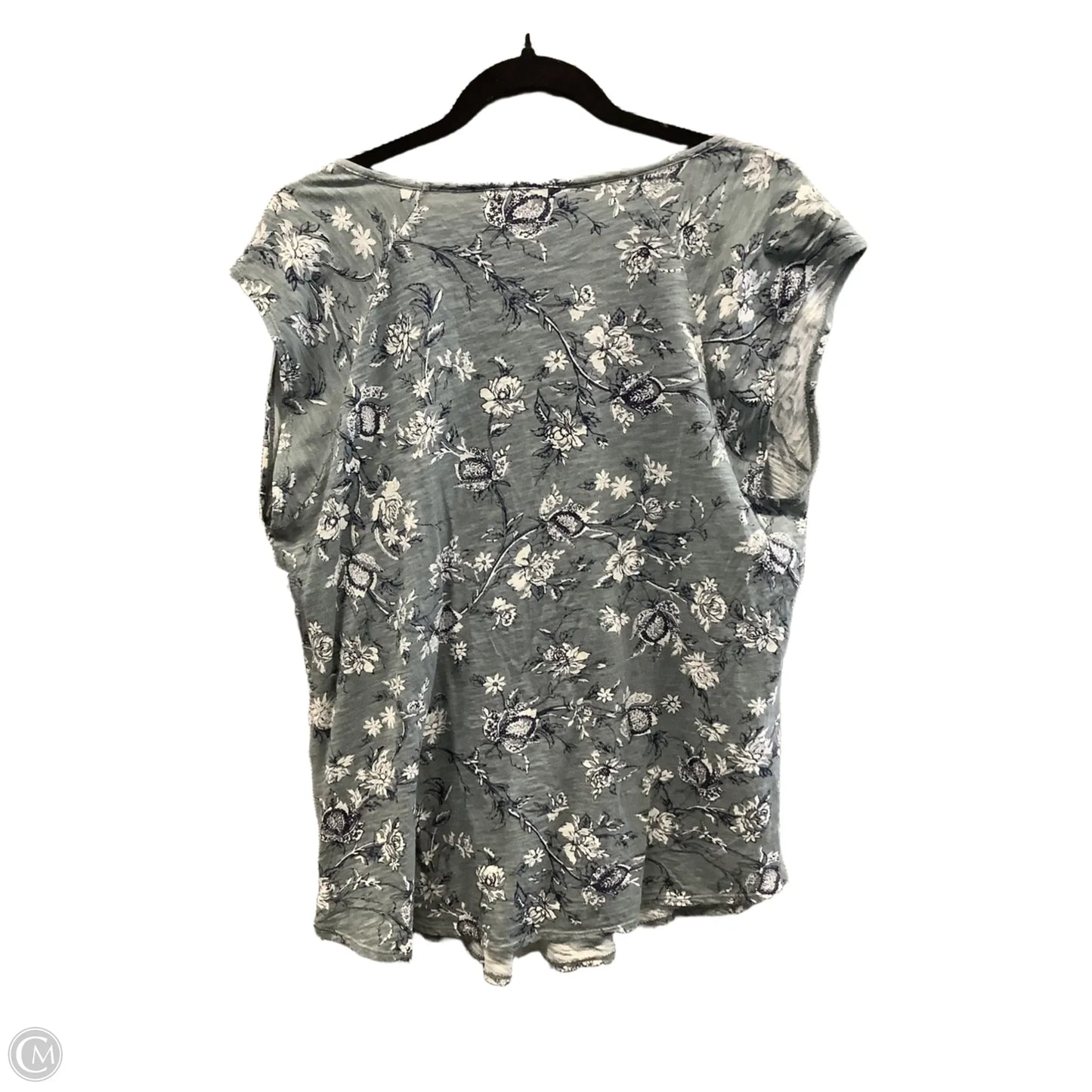 Top Short Sleeve By Lucky Brand In Green, Size: L