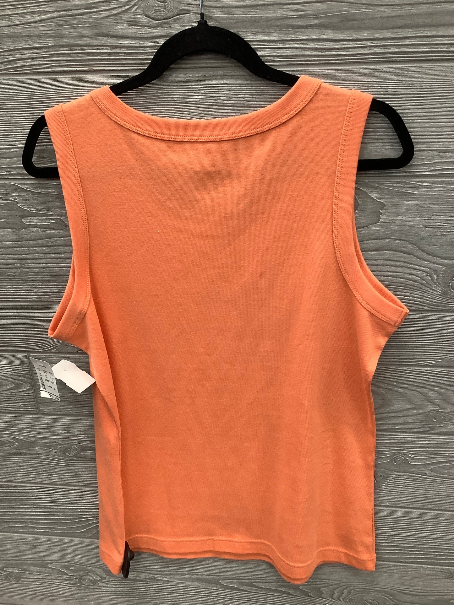 Top Sleeveless By Cj Banks In Orange, Size: Xl