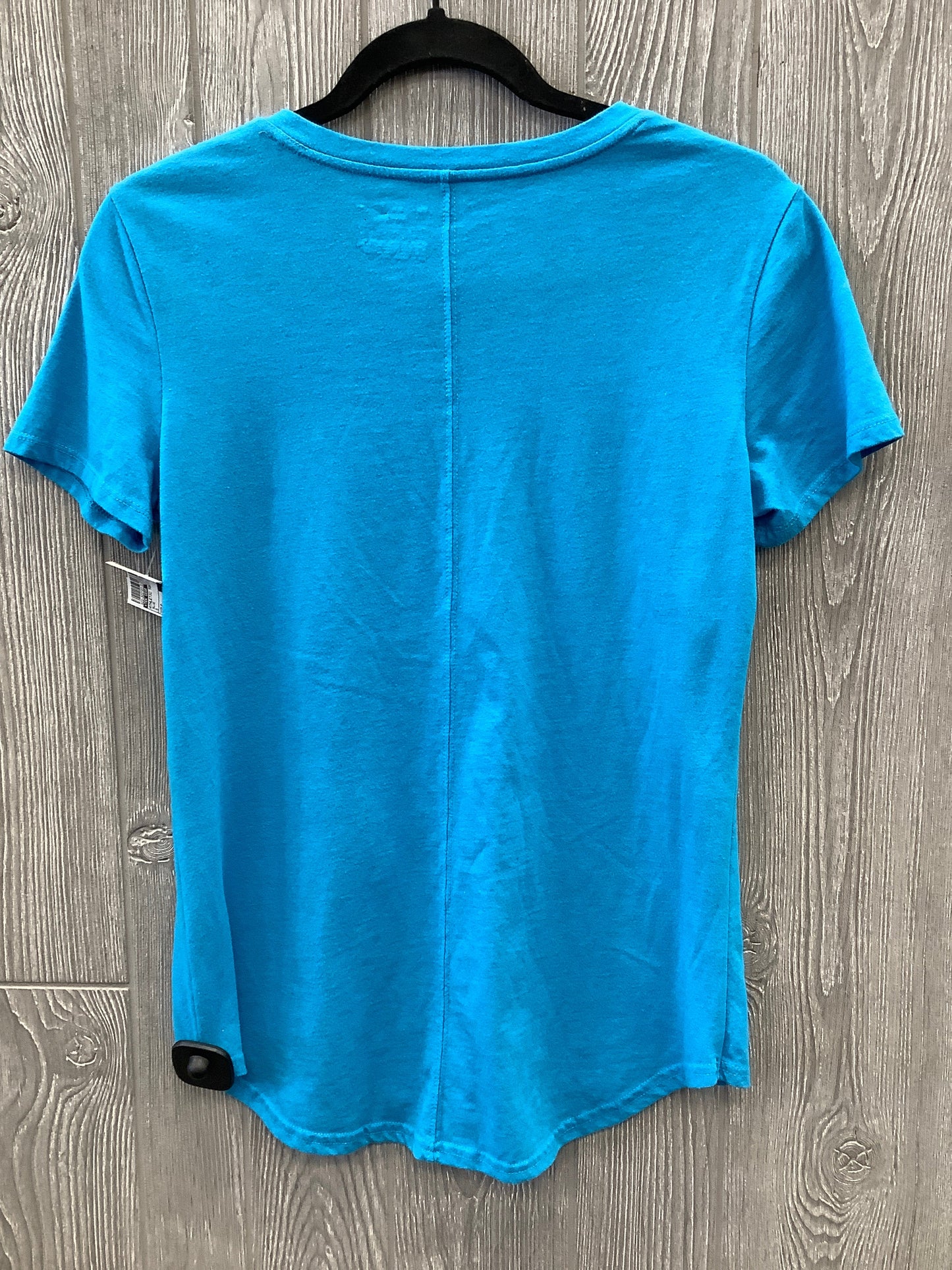 Athletic Top Short Sleeve By Tek Gear In Blue, Size: S