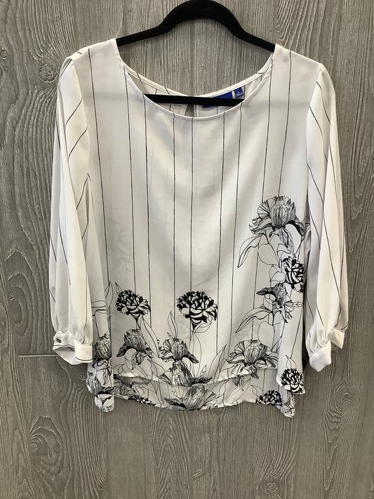 White Top Long Sleeve Apt 9, Size L