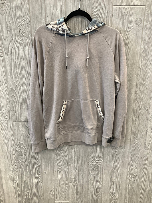 Grey Sweatshirt Hoodie Clothes Mentor, Size L