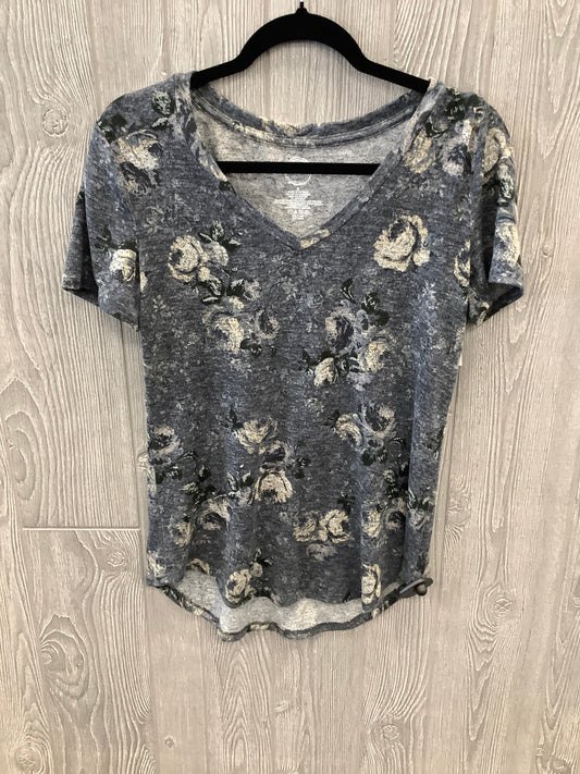 Grey Top Short Sleeve Maurices, Size S