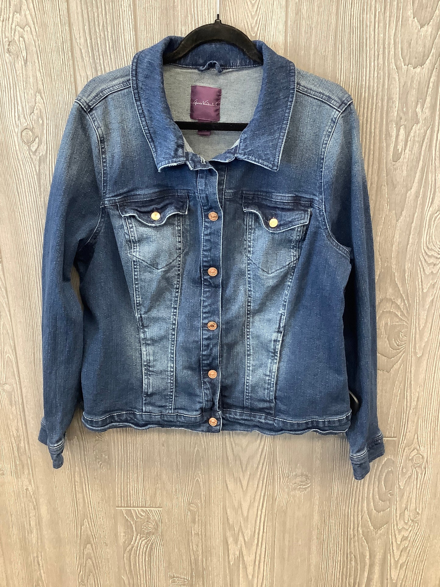 Blue Jacket Denim Gloria Vanderbilt, Size 1x