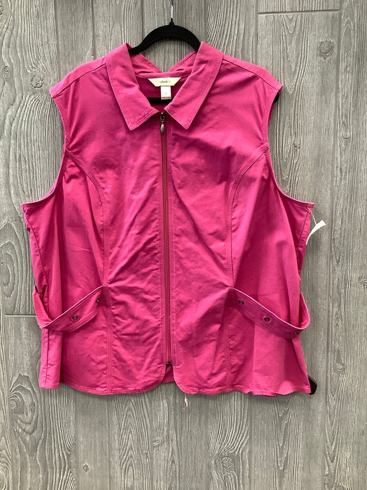 Vest Other By Cj Banks In Pink, Size: 2x