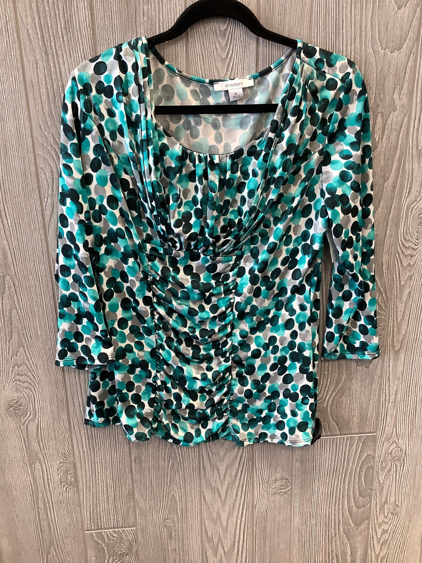 Top Long Sleeve By Dressbarn In Blue, Size: M