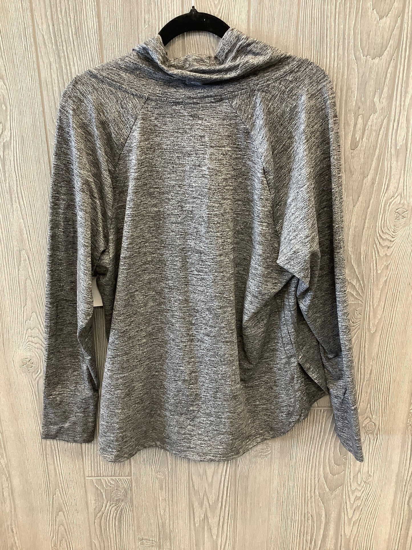 Sweatshirt Hoodie By Clothes Mentor In Grey, Size: Xl