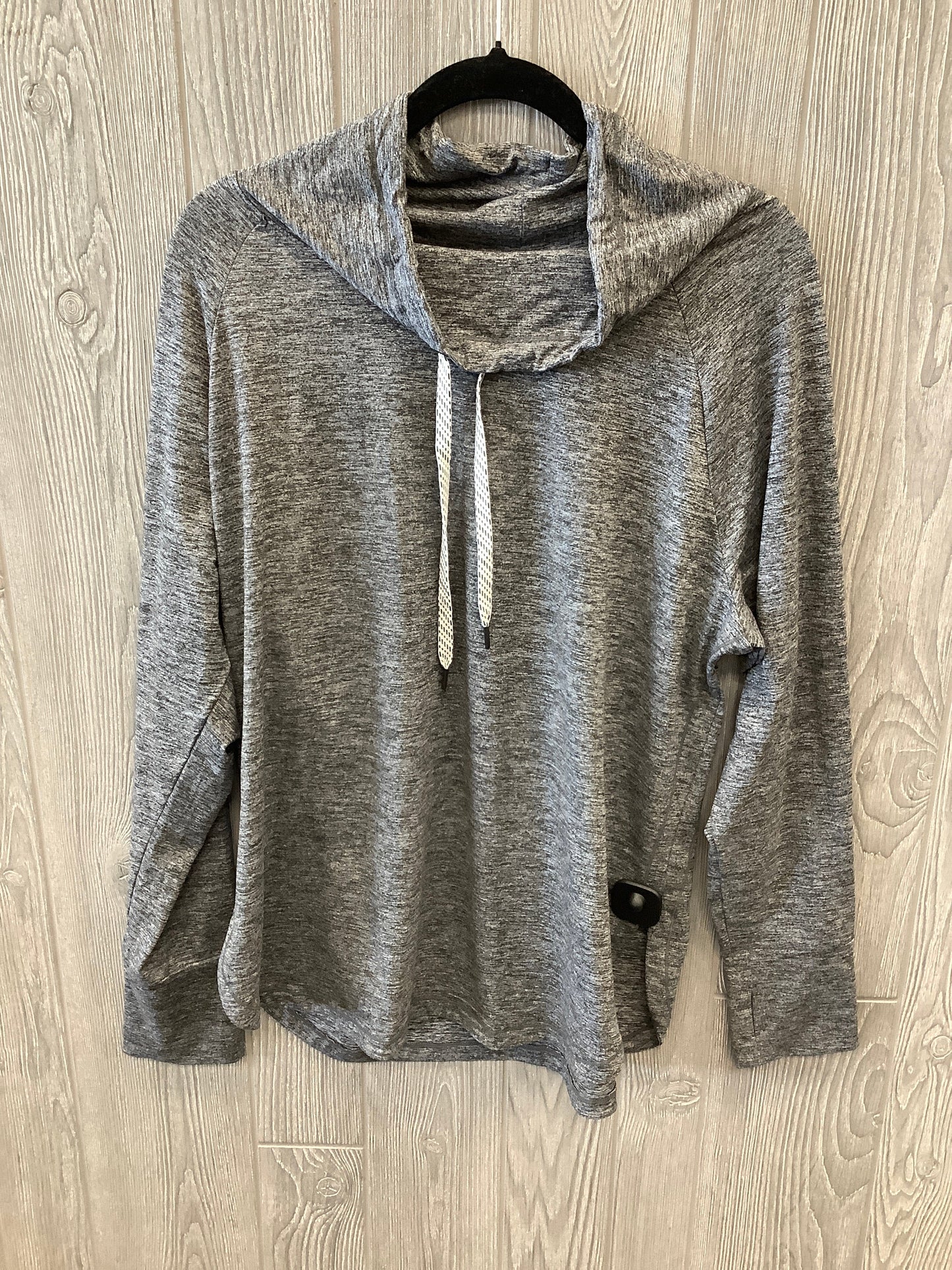 Sweatshirt Hoodie By Clothes Mentor In Grey, Size: Xl