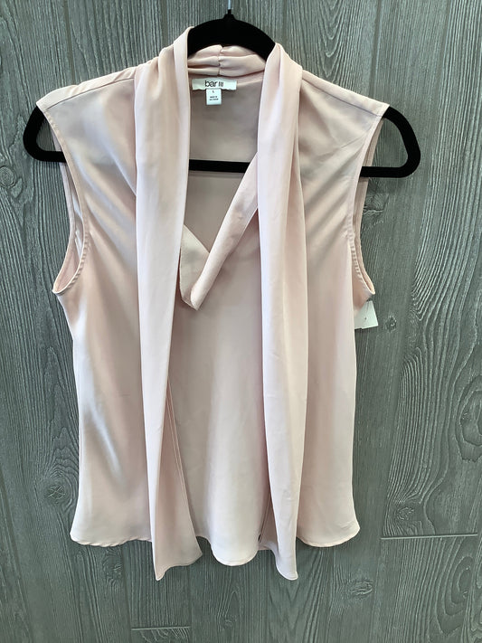 Top Sleeveless By Bar Iii In Pink, Size: L