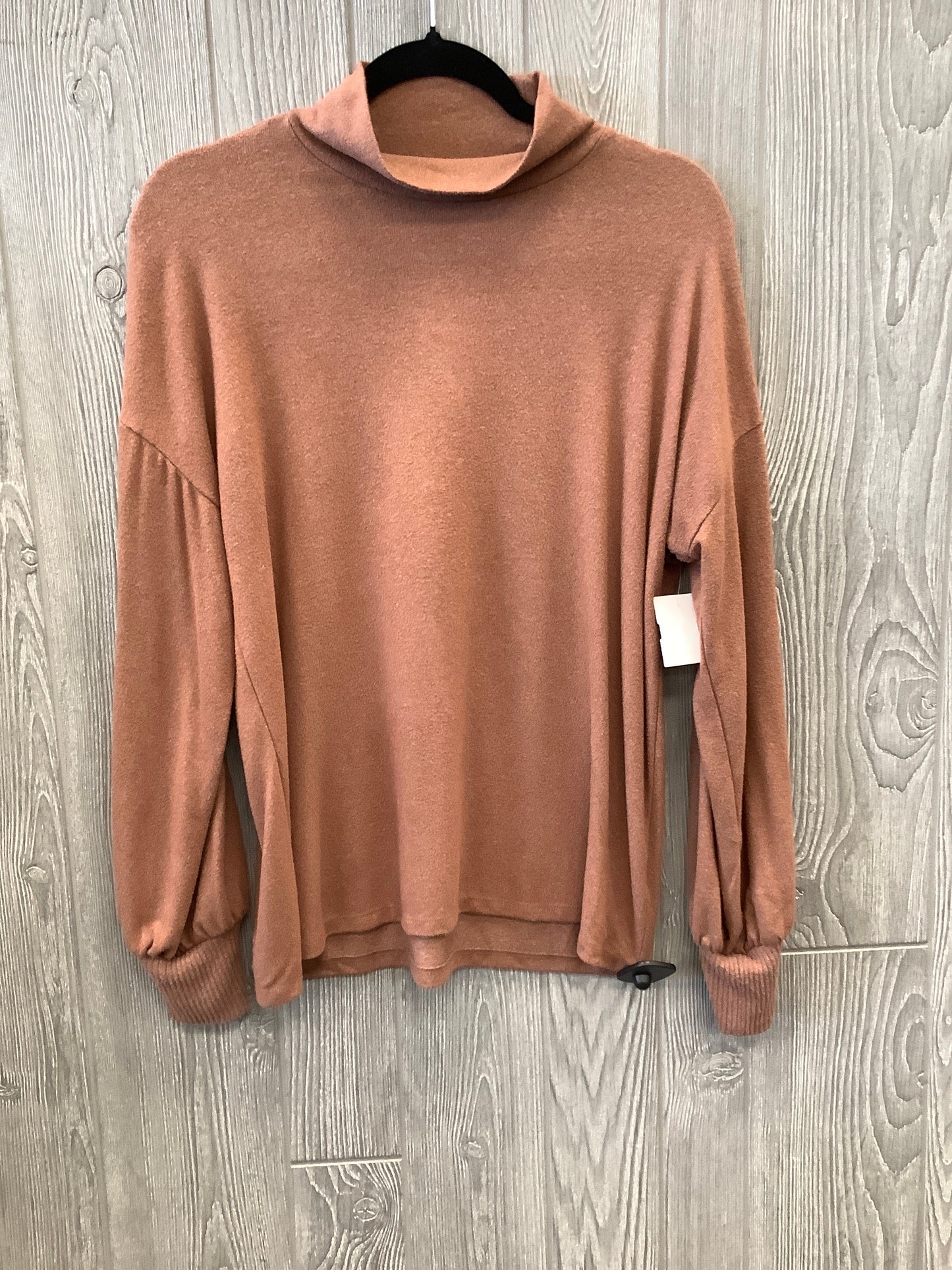 Top Long Sleeve By Maurices In Brown, Size: M