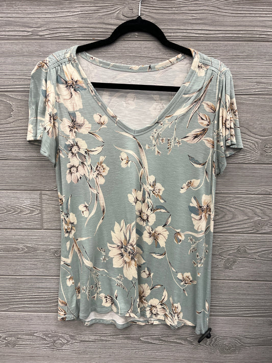 Top Short Sleeve By Maurices In Green, Size: M