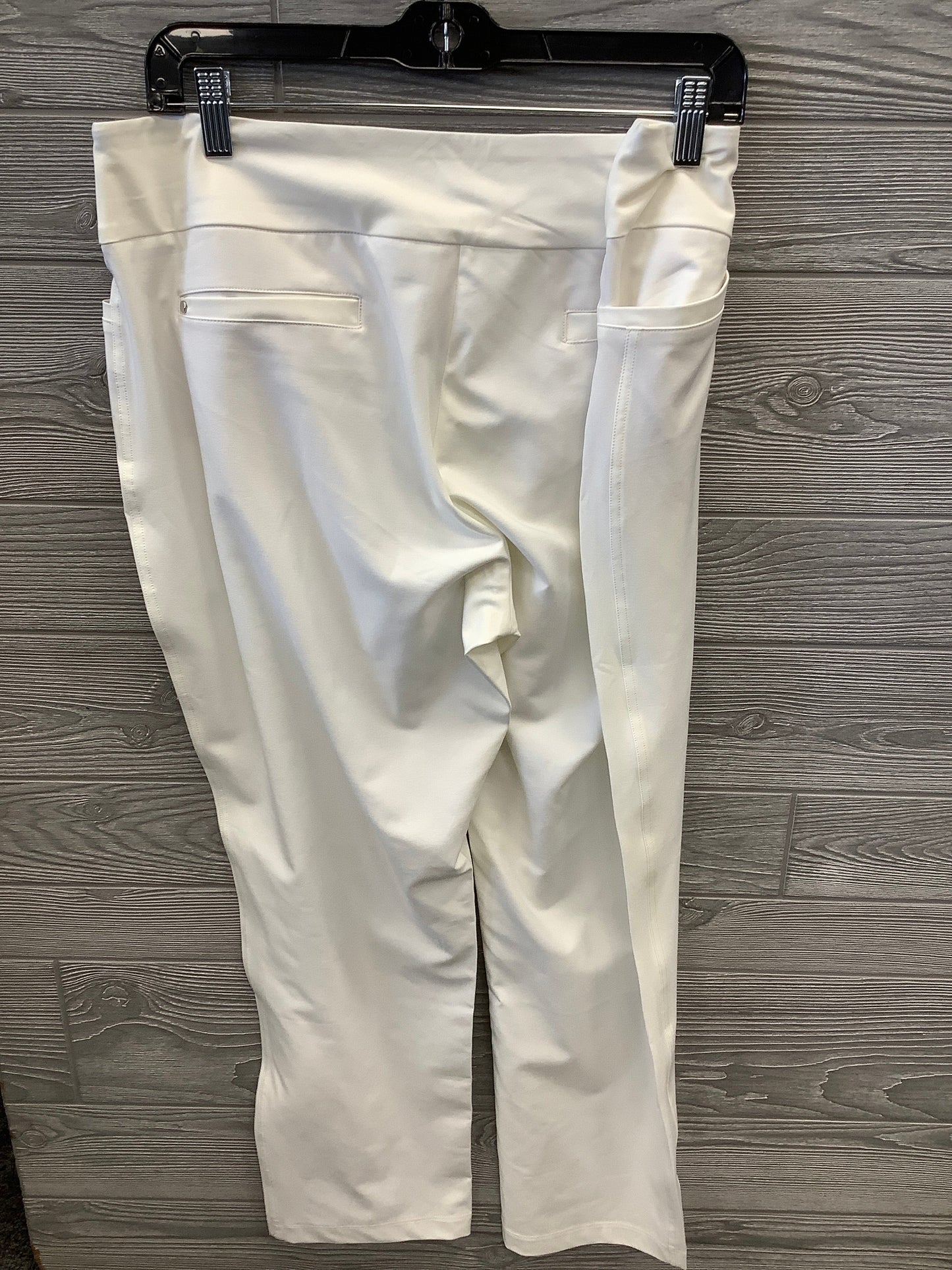 Athletic Pants By Clothes Mentor In White, Size: Xl