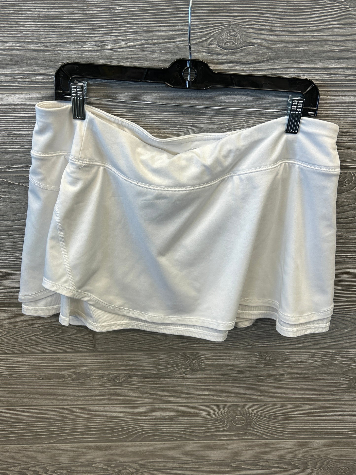 Athletic Skort By Tek Gear In White, Size: Xl