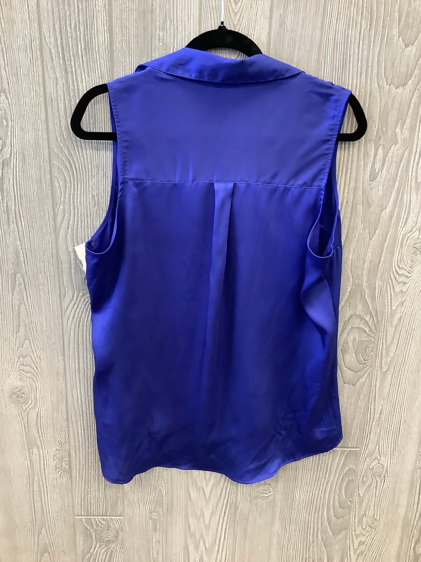 Top Sleeveless By Express In Blue, Size: L