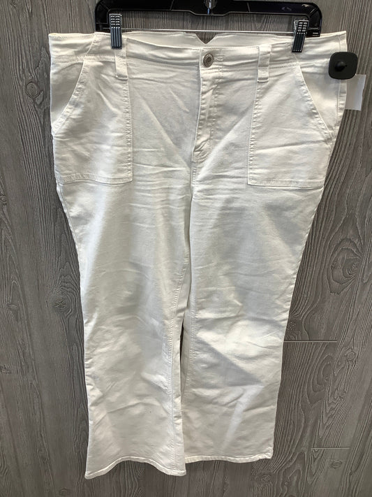 Jeans Boot Cut By Maurices In White, Size: 16