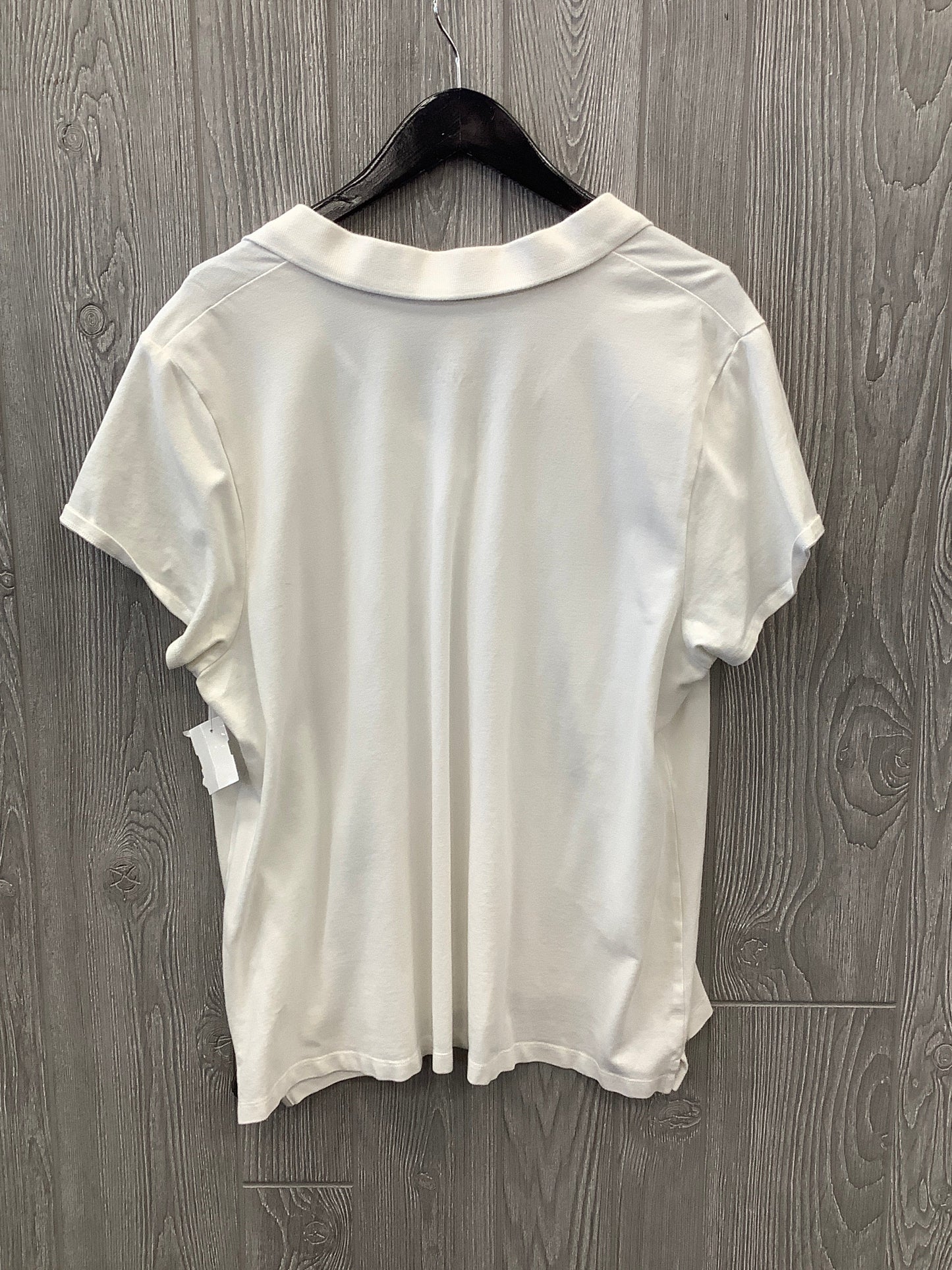 Top Short Sleeve By St Johns Bay In White, Size: 2x