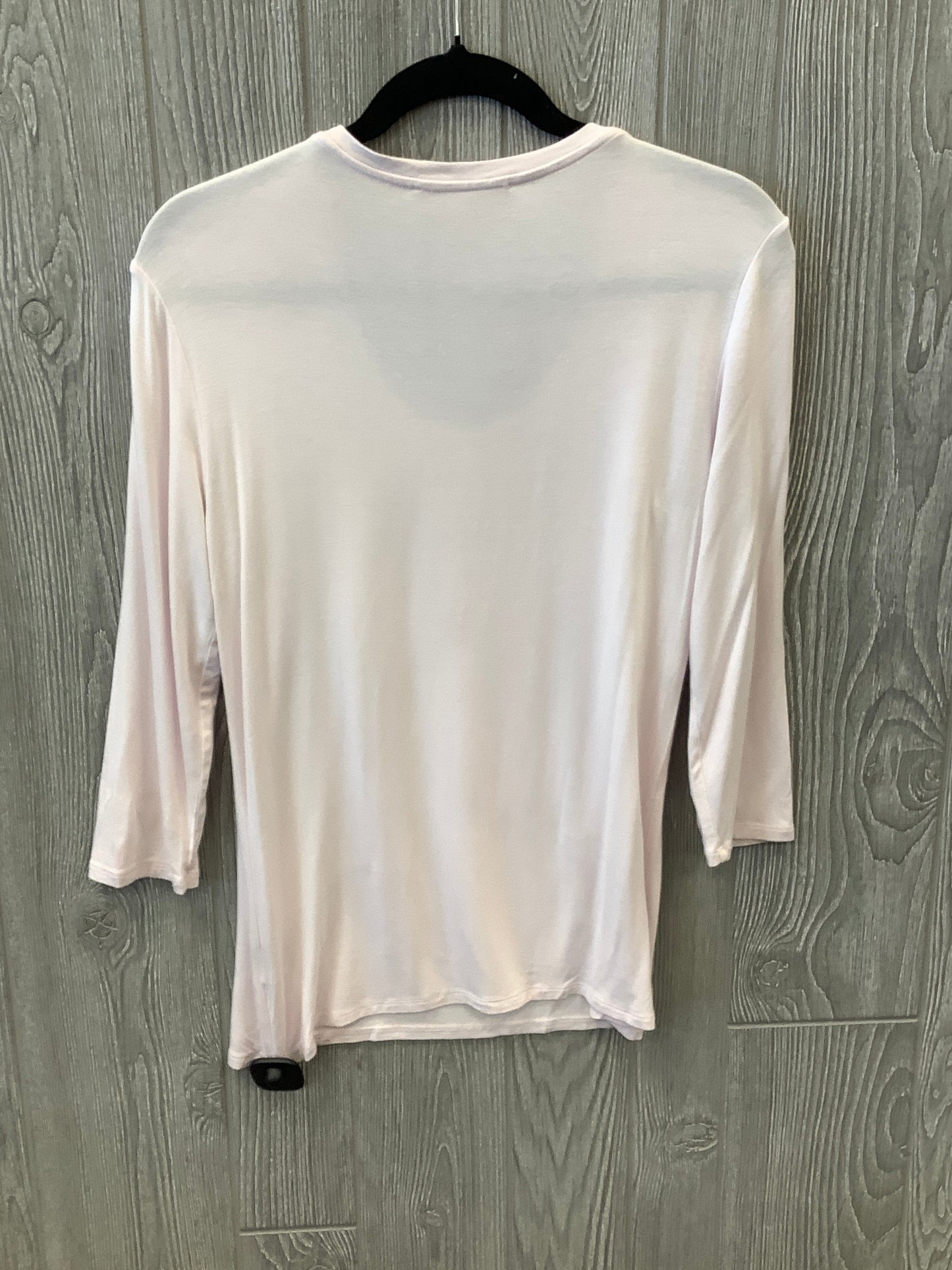 Top 3/4 Sleeve By Philosophy In Pink, Size: M