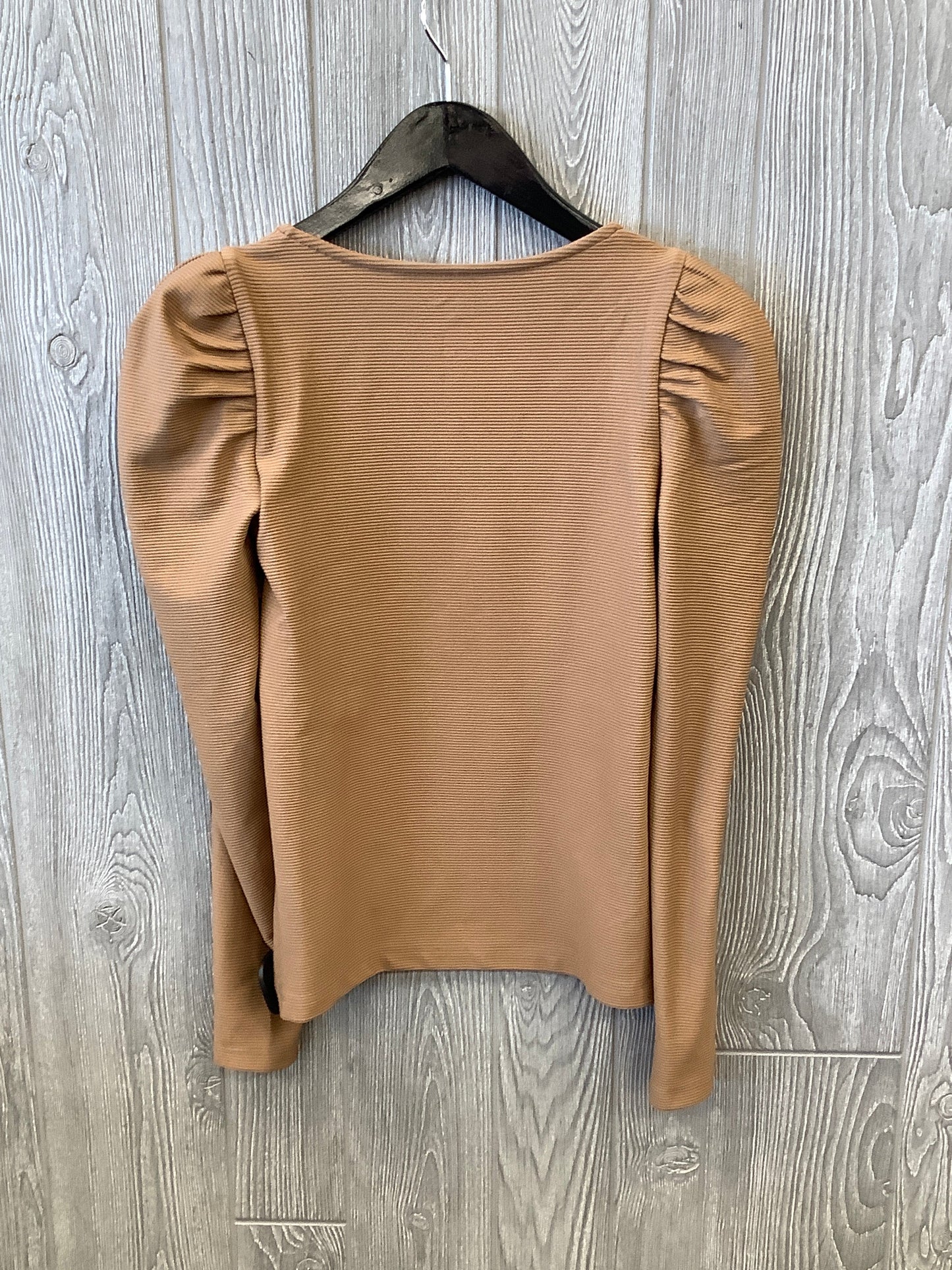 Top Long Sleeve By Nine West In Brown, Size: Xs