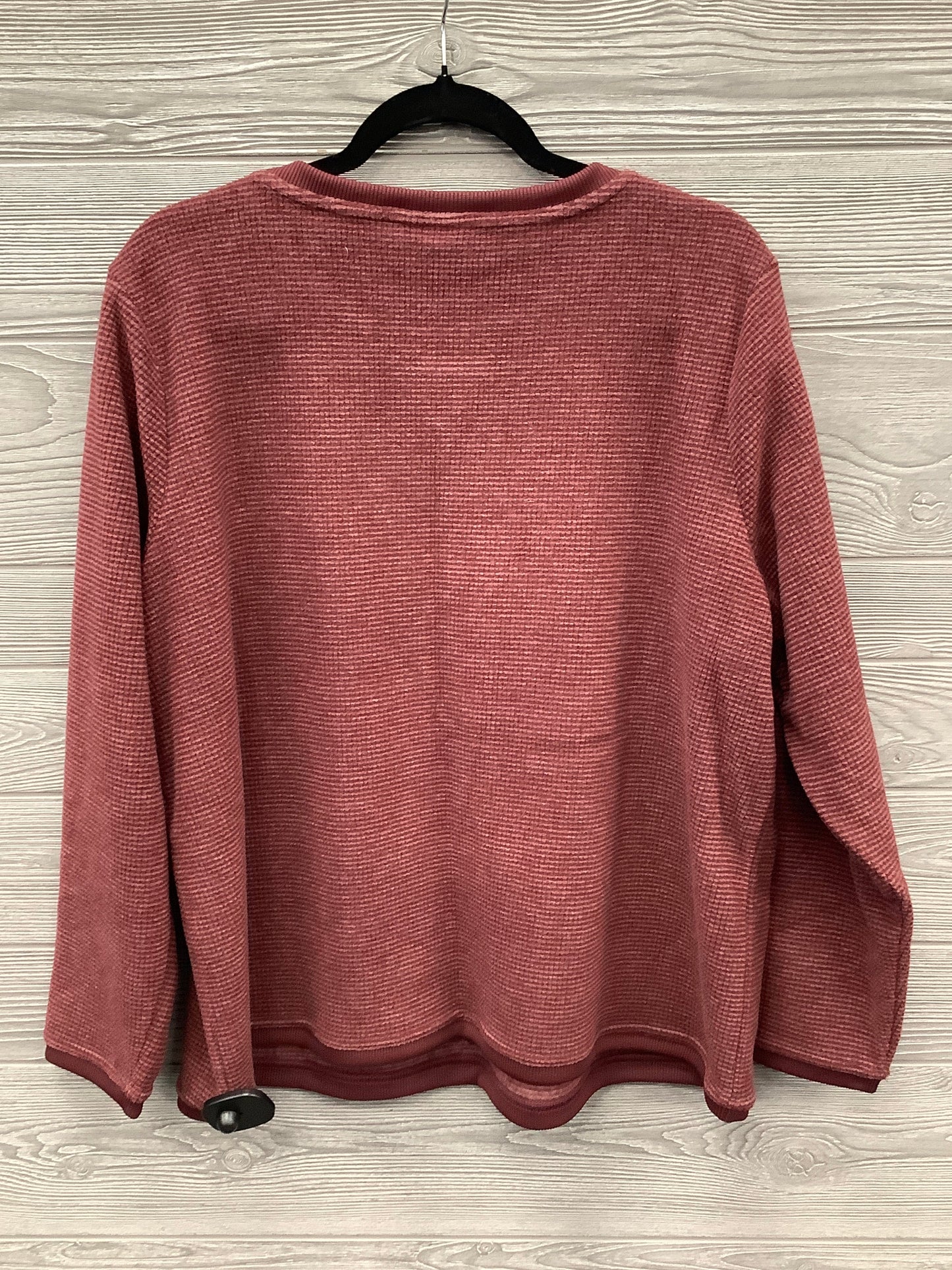 Sweater By Clothes Mentor In Red, Size: 1x