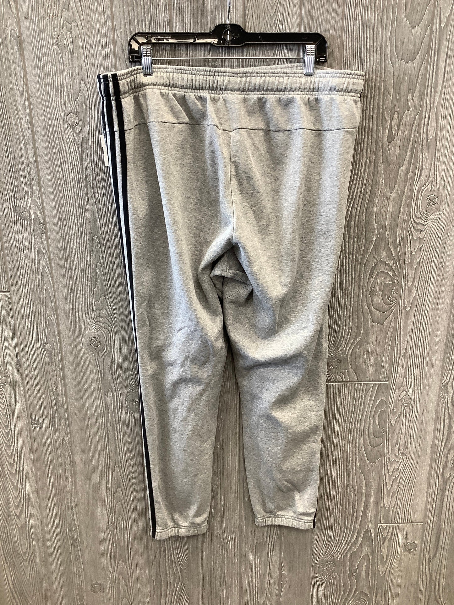 Athletic Pants By Adidas In Grey, Size: 2x