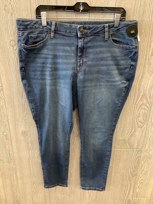 Jeans Skinny By Sonoma In Blue, Size: 18