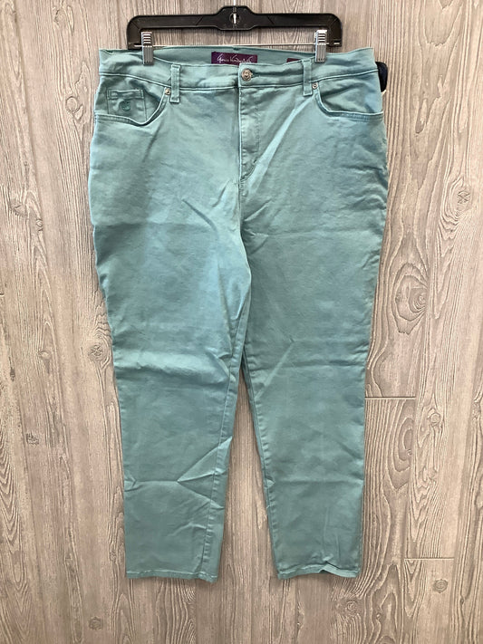 Jeans Straight By Gloria Vanderbilt In Blue, Size: 16