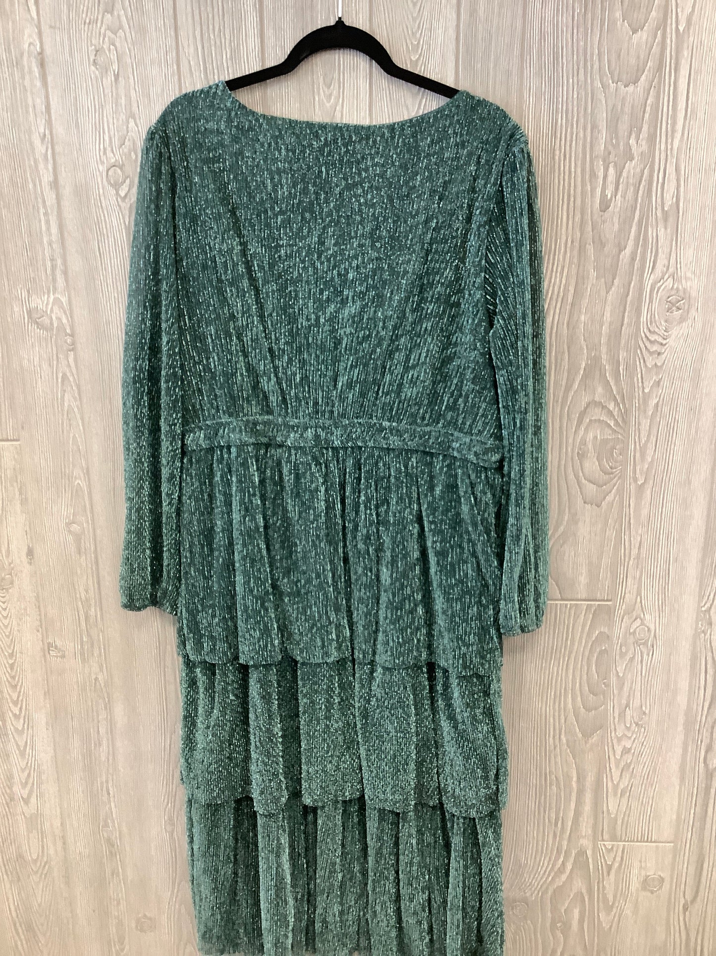 Dress Casual Midi By Maurices In Green, Size: Xxl