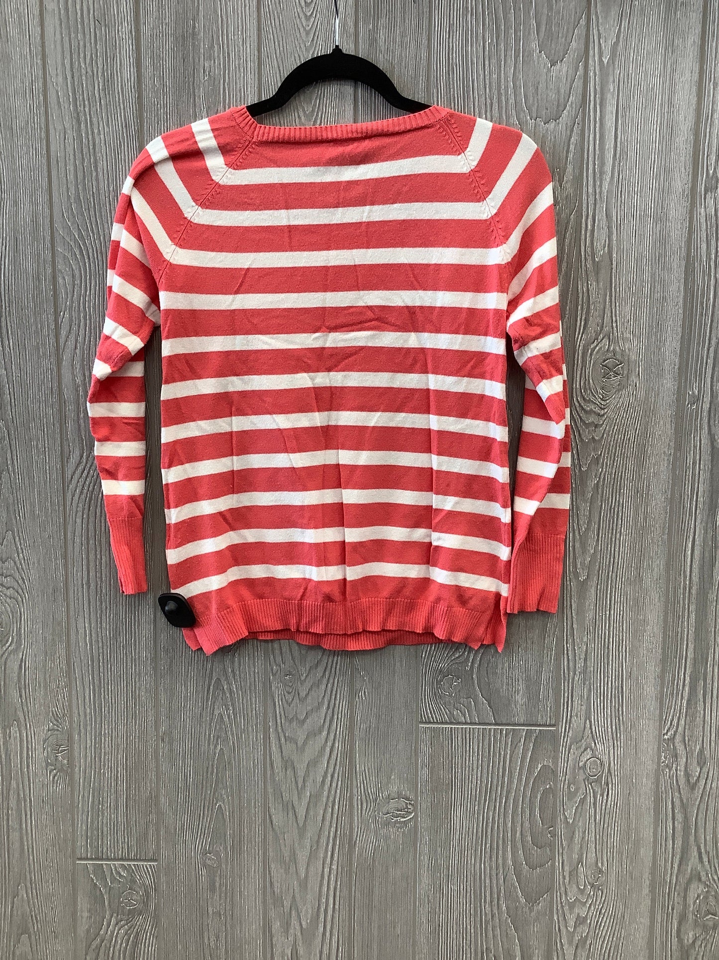 Top Long Sleeve By Roz And Ali In Striped Pattern, Size: Xs