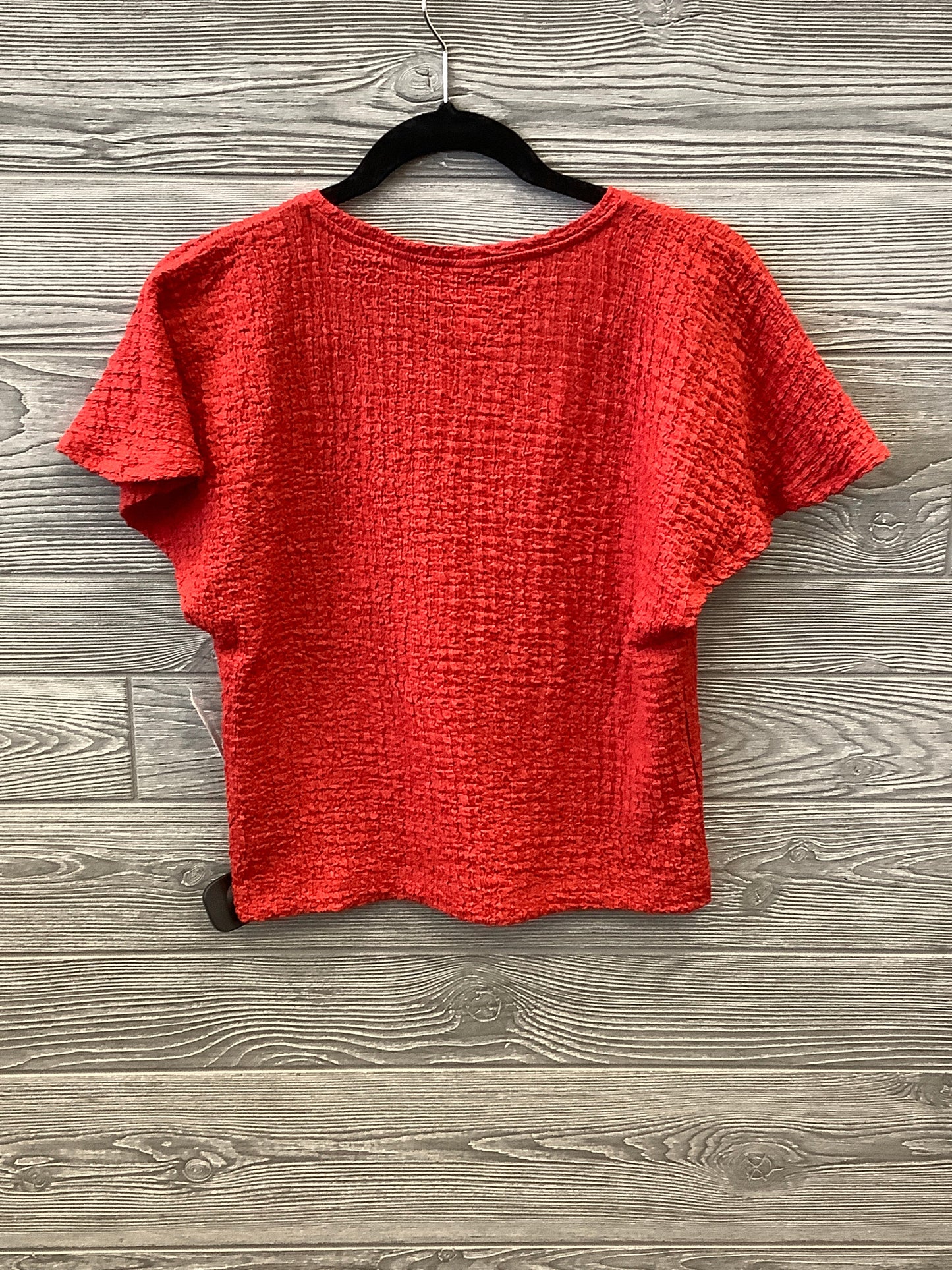 Top Short Sleeve By H&m In Red, Size: S