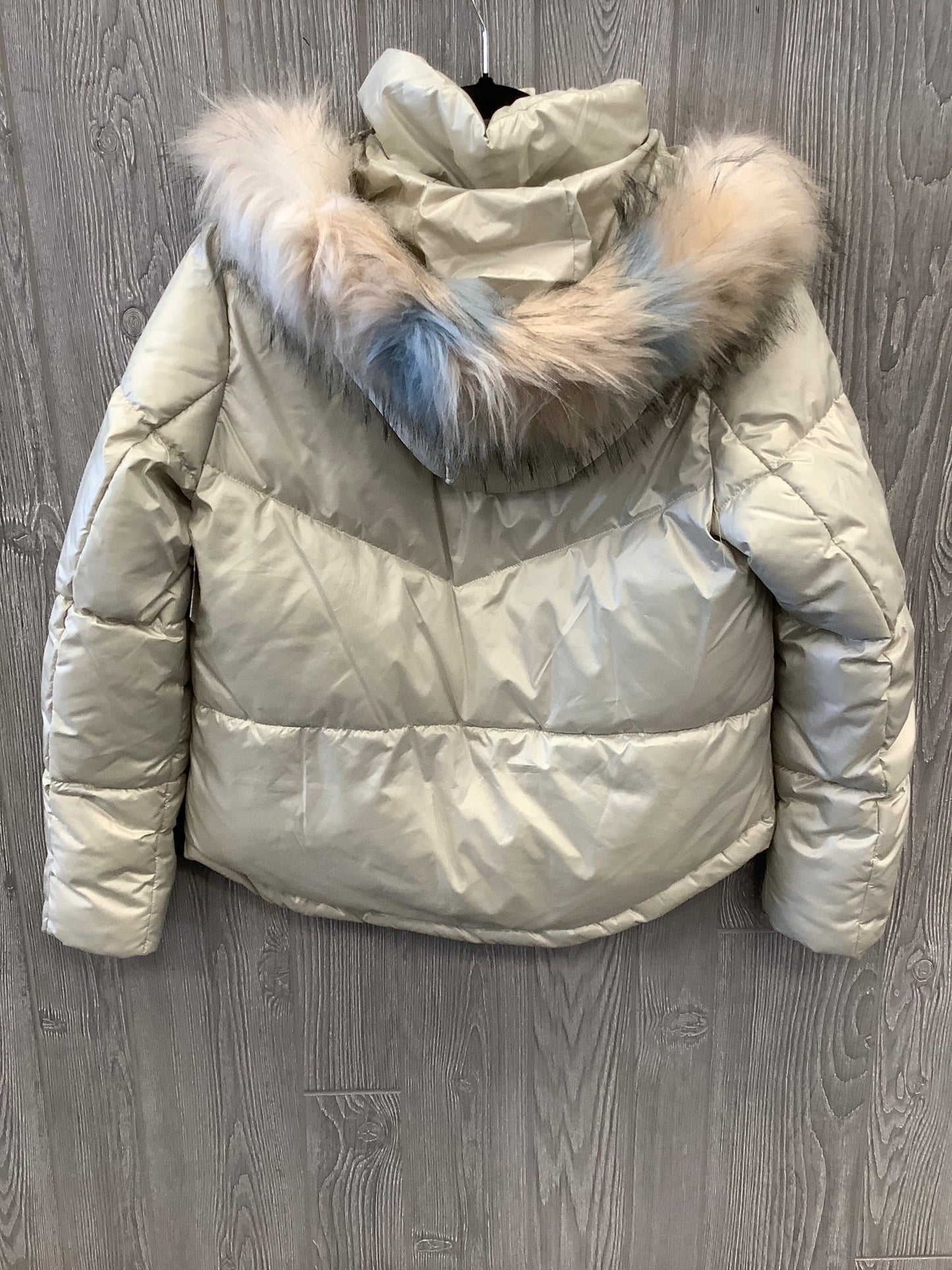 Coat Puffer & Quilted By Andrew Marc In Cream, Size: M