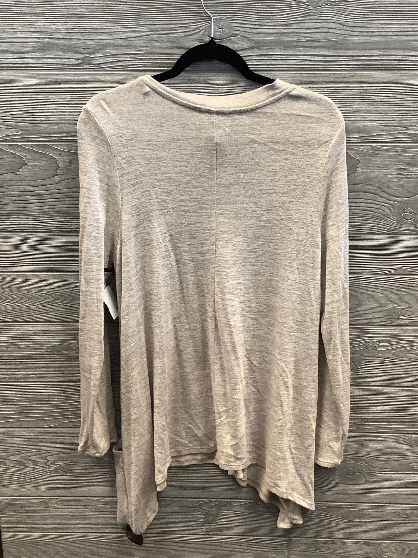 Top Long Sleeve By Olivia Sky In Bronze, Size: Xl