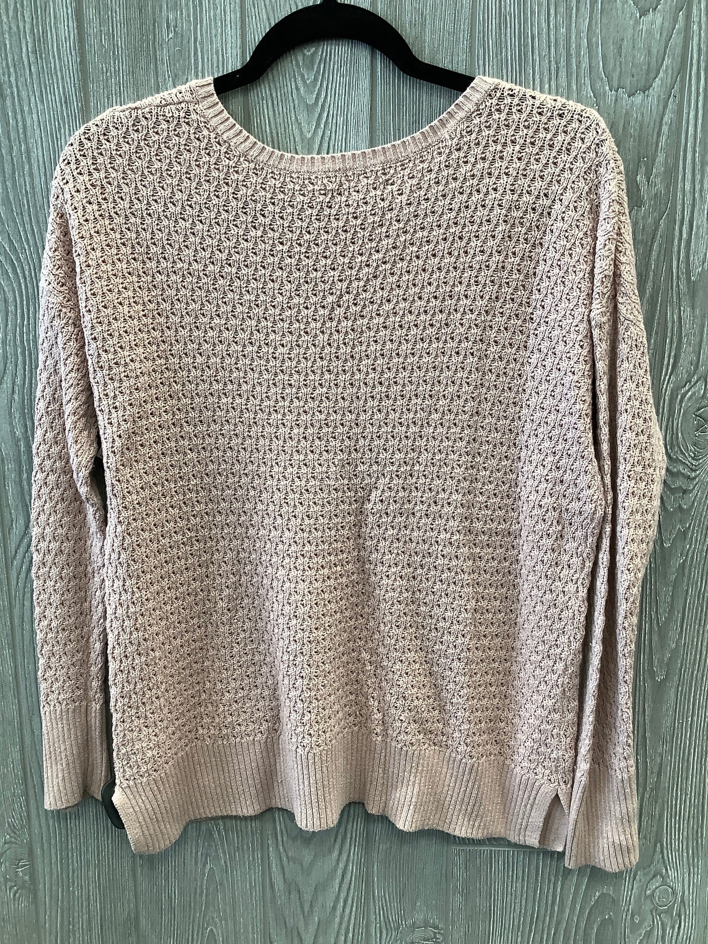 Top Long Sleeve By American Eagle In Pink, Size: S