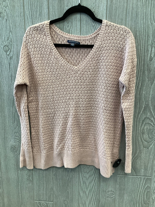 Top Long Sleeve By American Eagle In Pink, Size: S