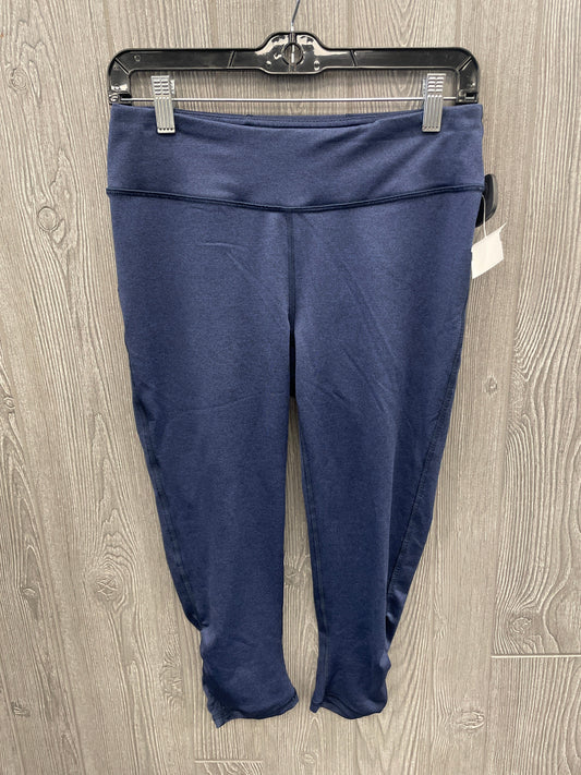 Athletic Capris By Gaiam In Blue, Size: M