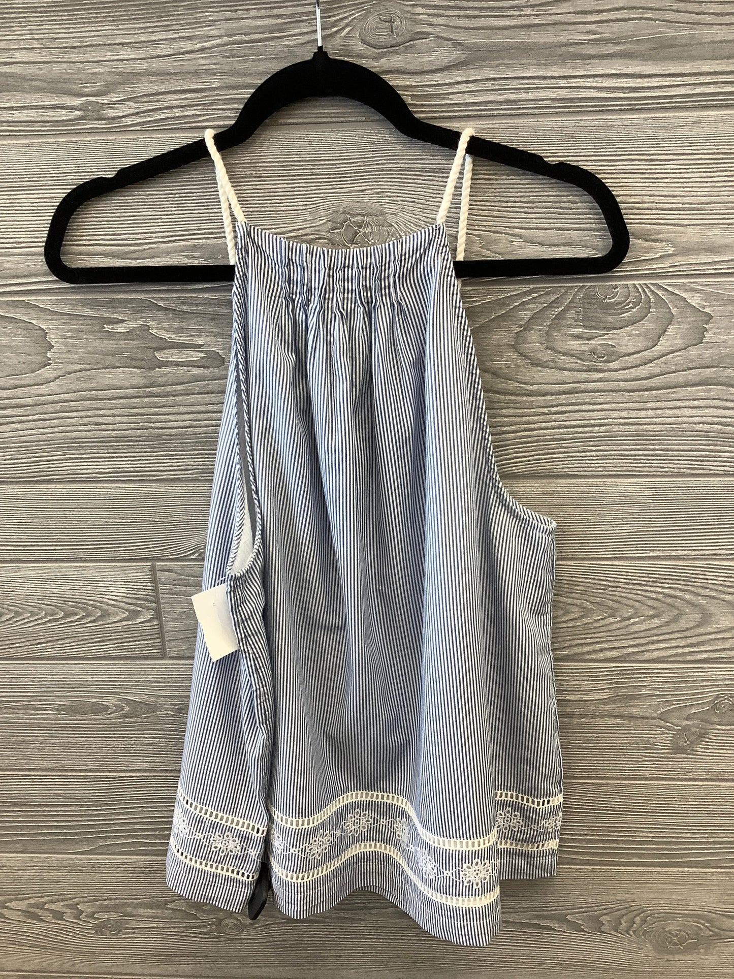 Top Sleeveless By Vineyard Vines In Blue, Size: L