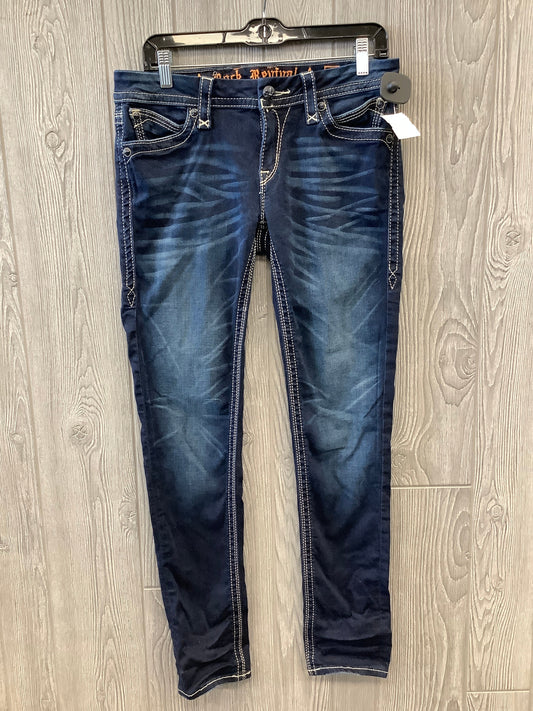 Jeans Skinny By Rock Revival In Blue, Size: 8