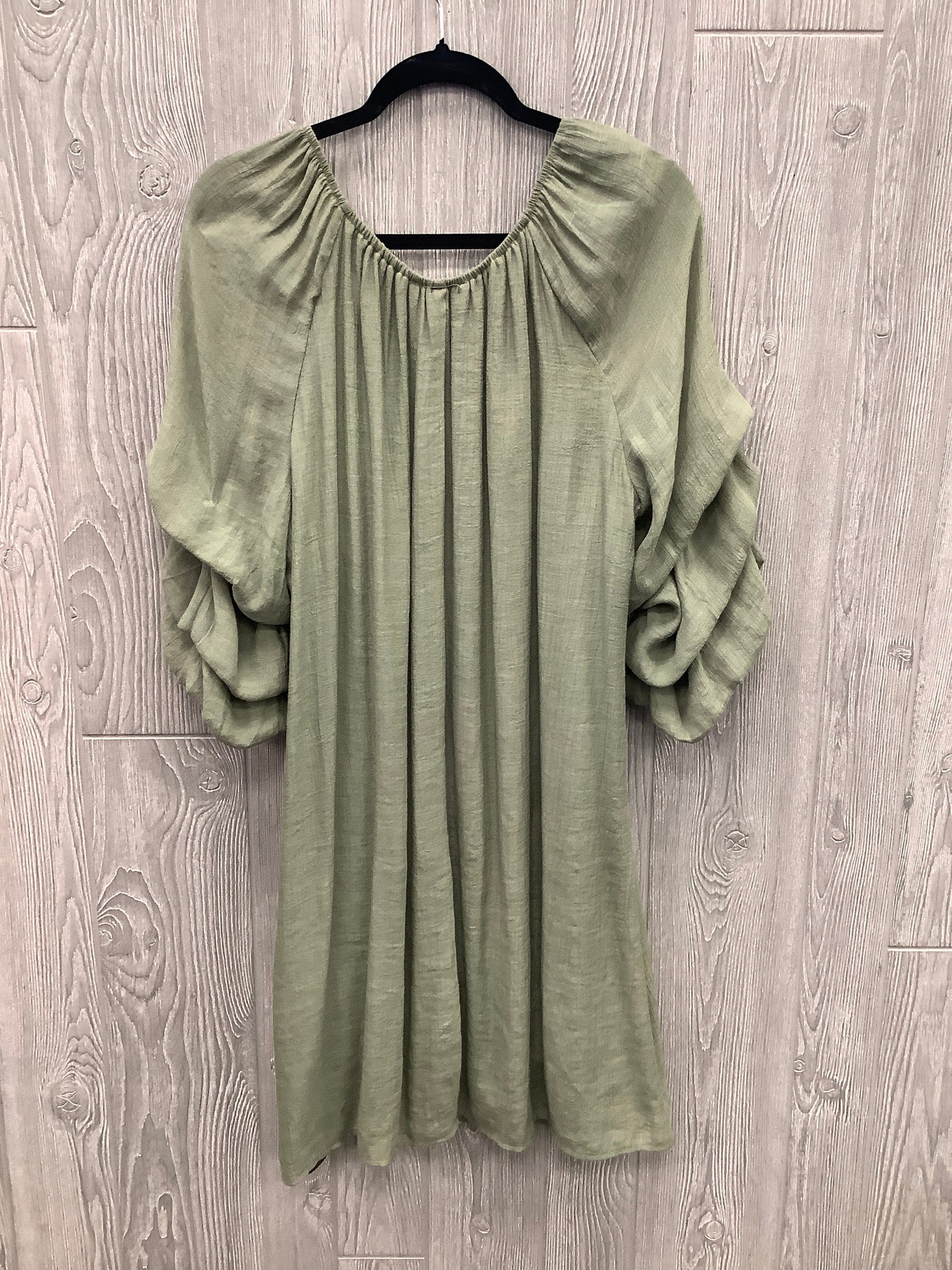 Dress Casual Midi By Clothes Mentor In Green, Size: 2x