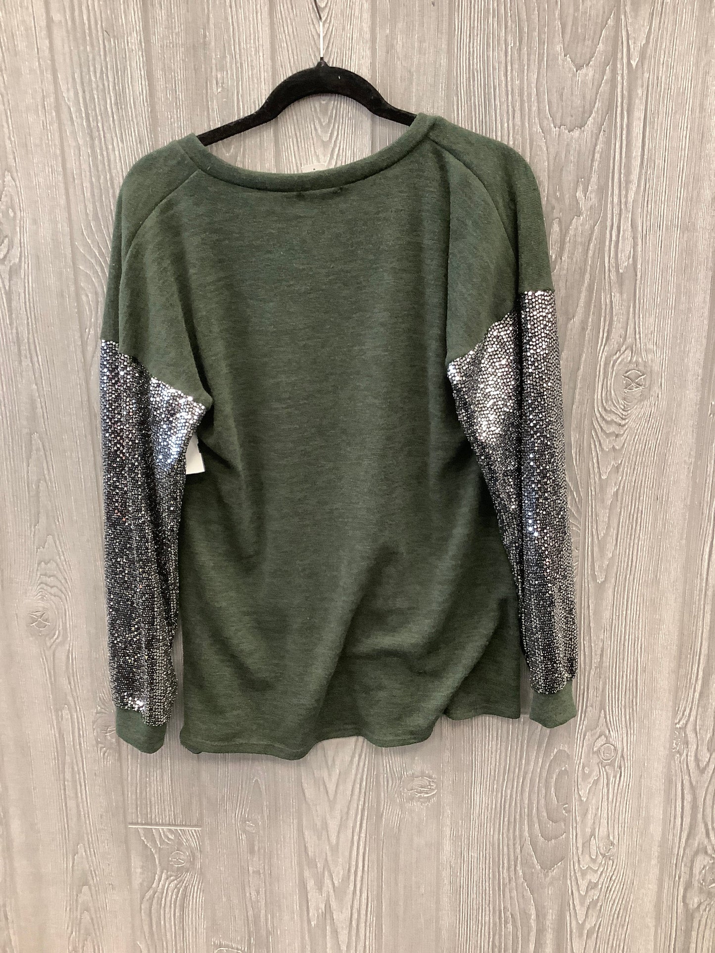 Top Long Sleeve By Heimish Usa In Green, Size: M